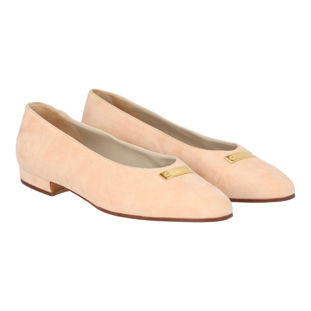 CHANEL VINTAGE Ballerinas, Gr. 39,5