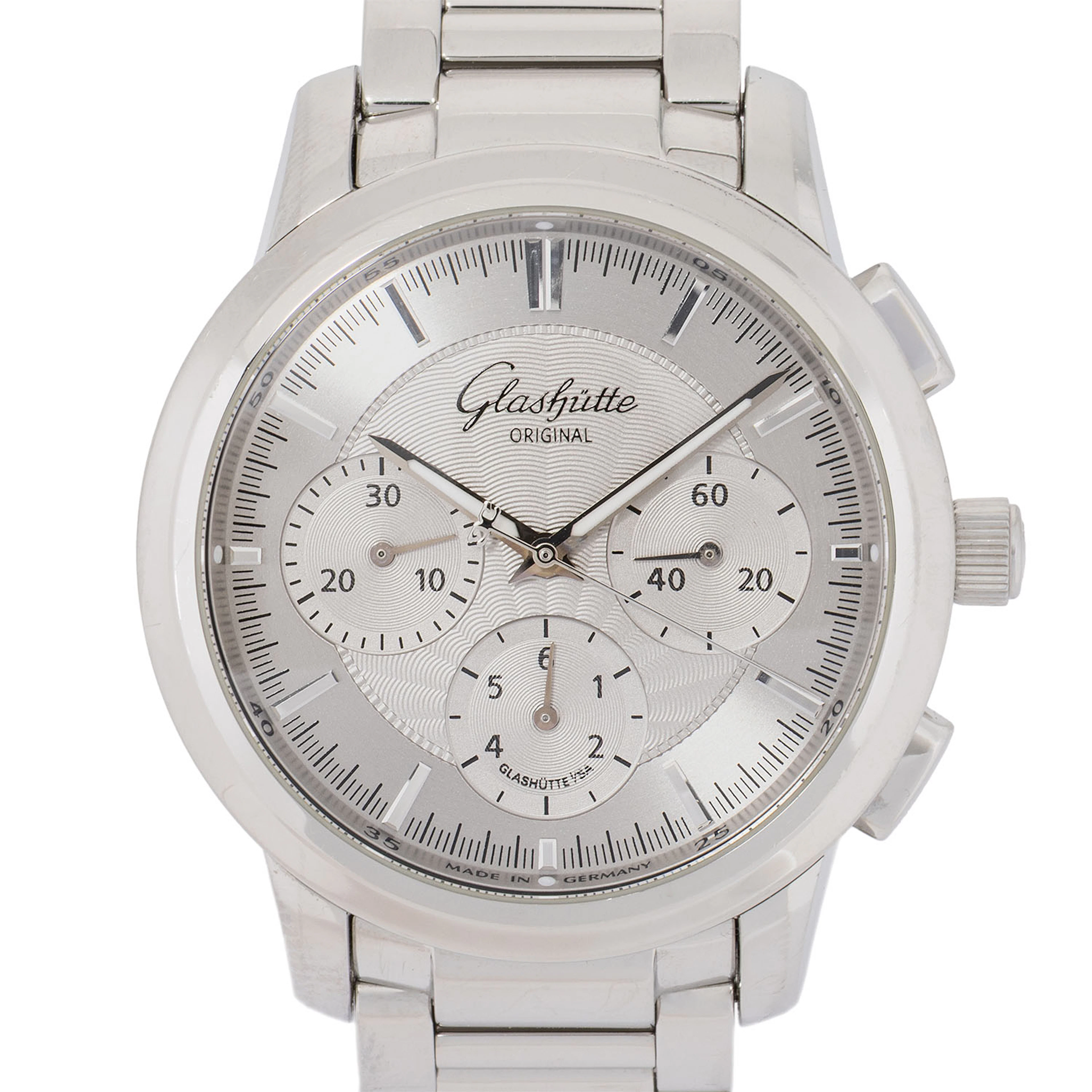 GLASHÜTTE ORIGINAL Senator Ref 39-31-33-42-04 Herren Chronograph von
