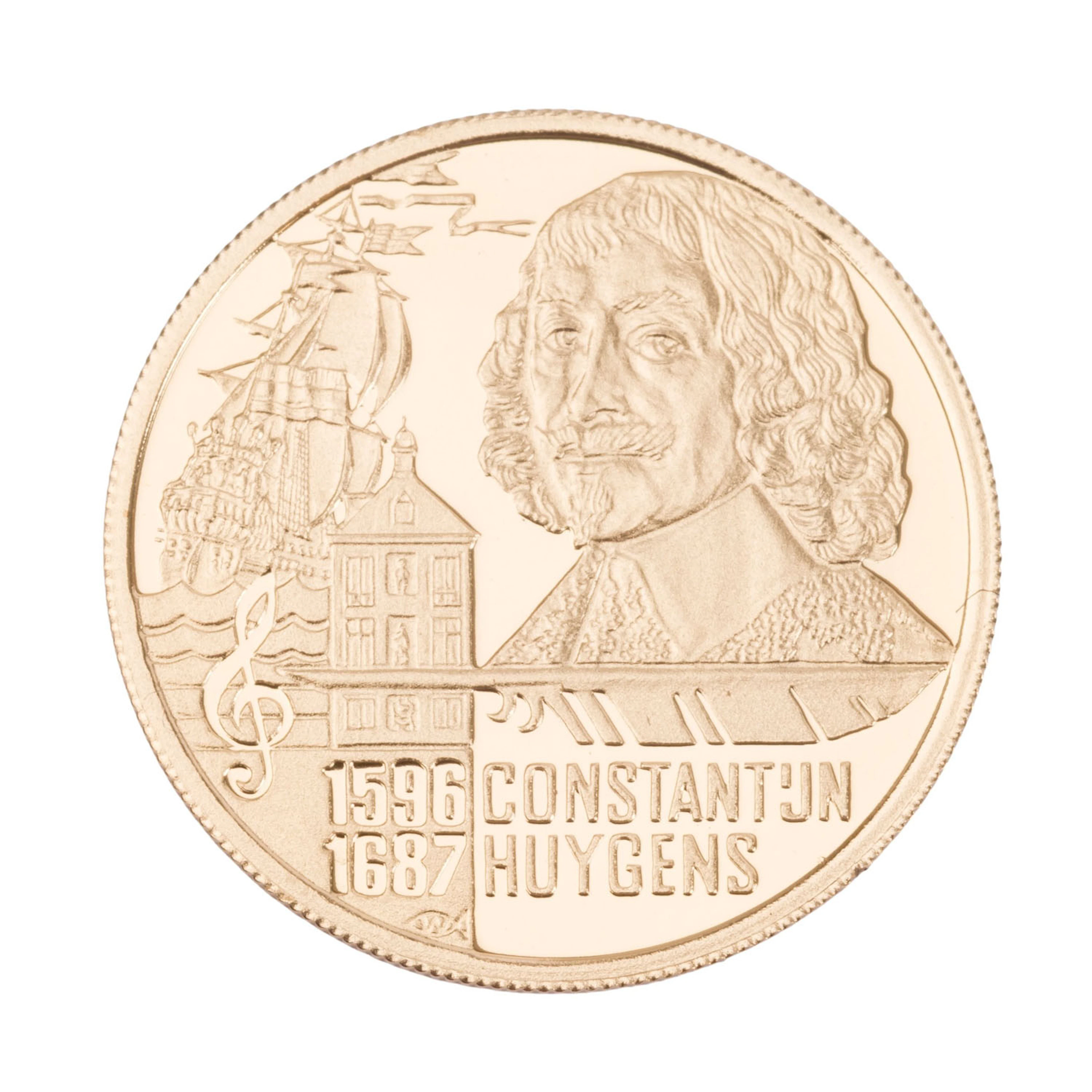 Niederlanden /GOLDprägung - 100 EURO 1996 'Beatrix Constantijn Huygens' PP