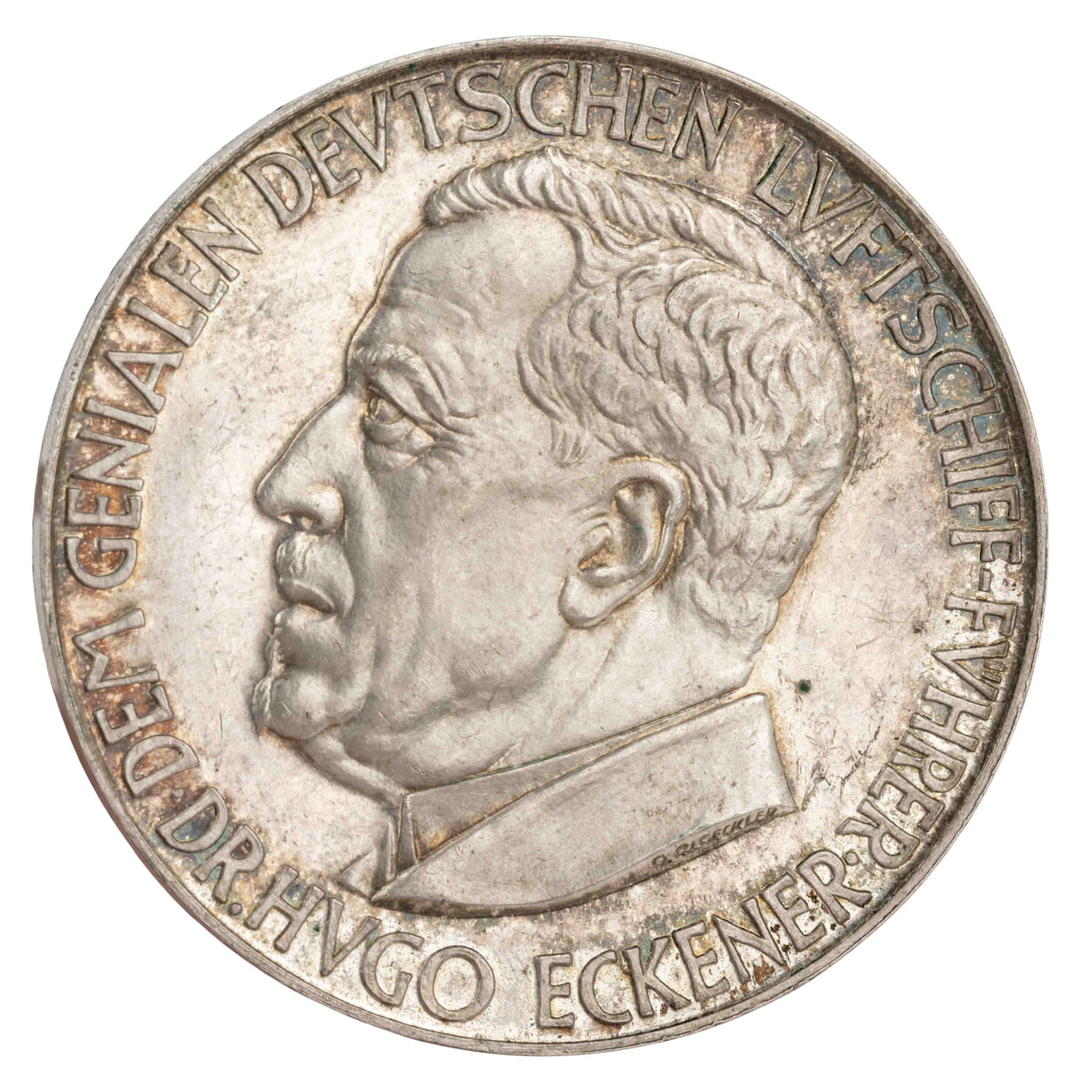 Weimarer Republik/SILBER – 1. Südamerikafahrt des LZ 127 nach Rio de Janeiro