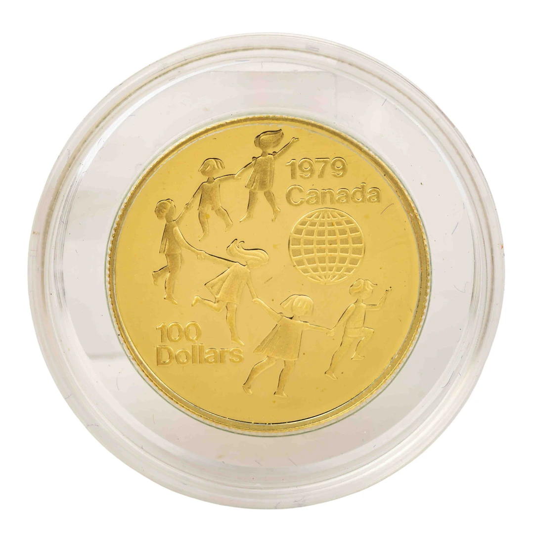 Kanada /GOLD - 100$ 'Jahr des Kindes' 1979 PP