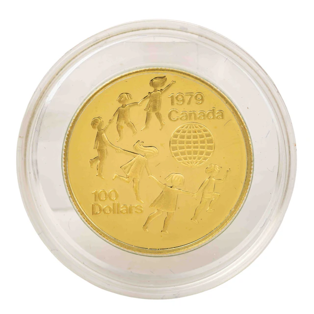 Kanada /GOLD - 100$ 'Jahr des Kindes' 1979 PP