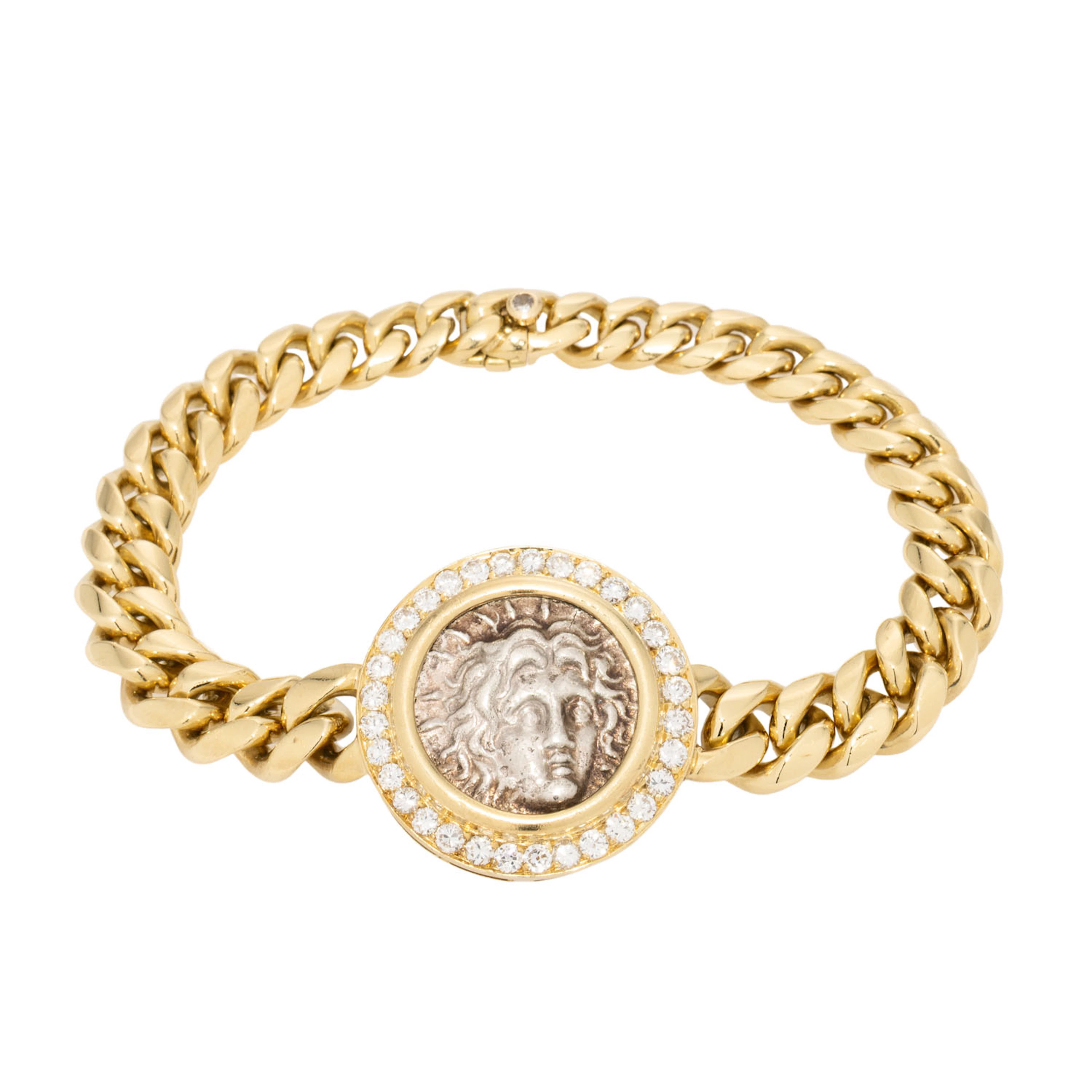 BULGARI Armband "Monete" mit Brillanten zus. ca. 1,67 ct