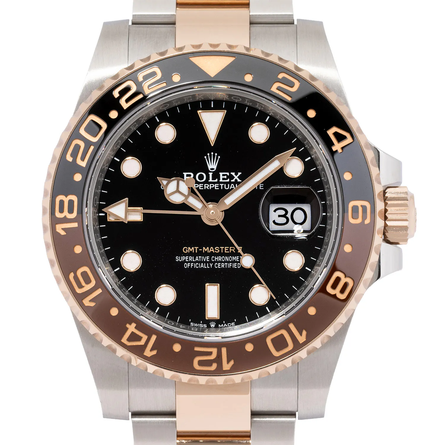ROLEX GMT-Master II "Root Beer" Ref 126711CHNR Herrenuhr. Ca. 2020er Jahre.
