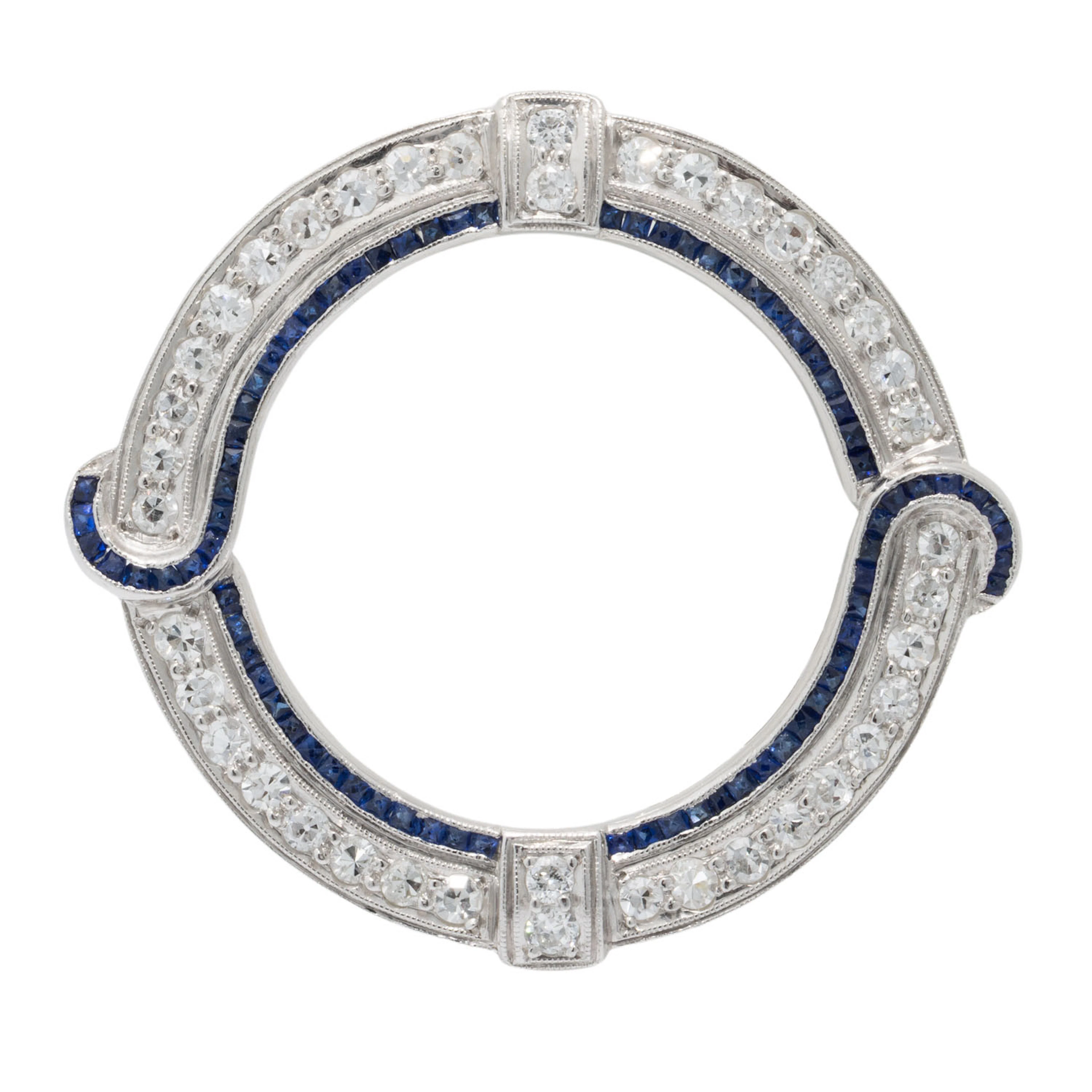 Brosche mit Diamanten
