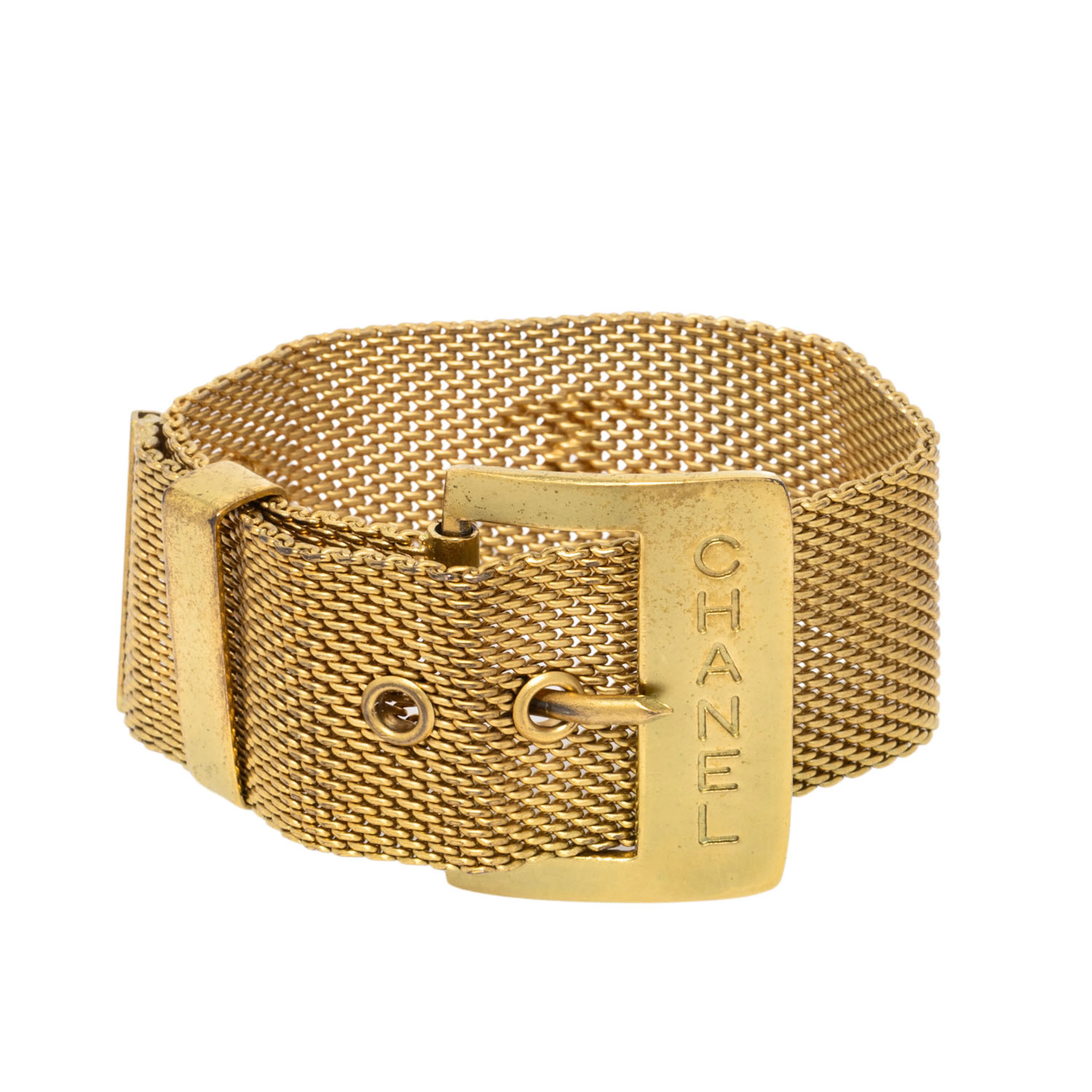 CHANEL VINTAGE Armband "COCO MARK", Länge ca. 17cm.