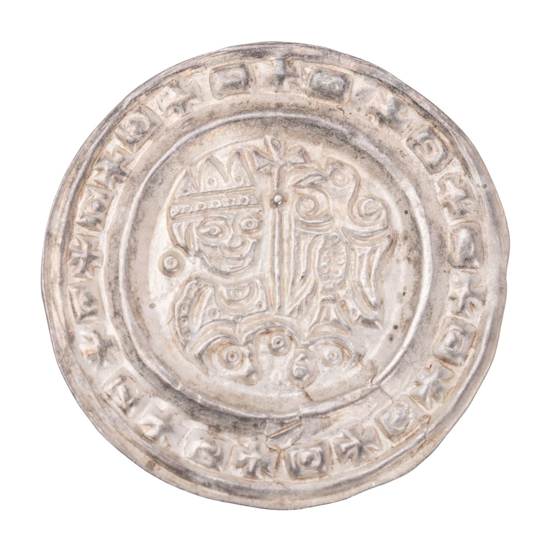 Ulm, königliche Münzstätte - Brakteat um um 1235/1240, Friedrich II. 1215-1250