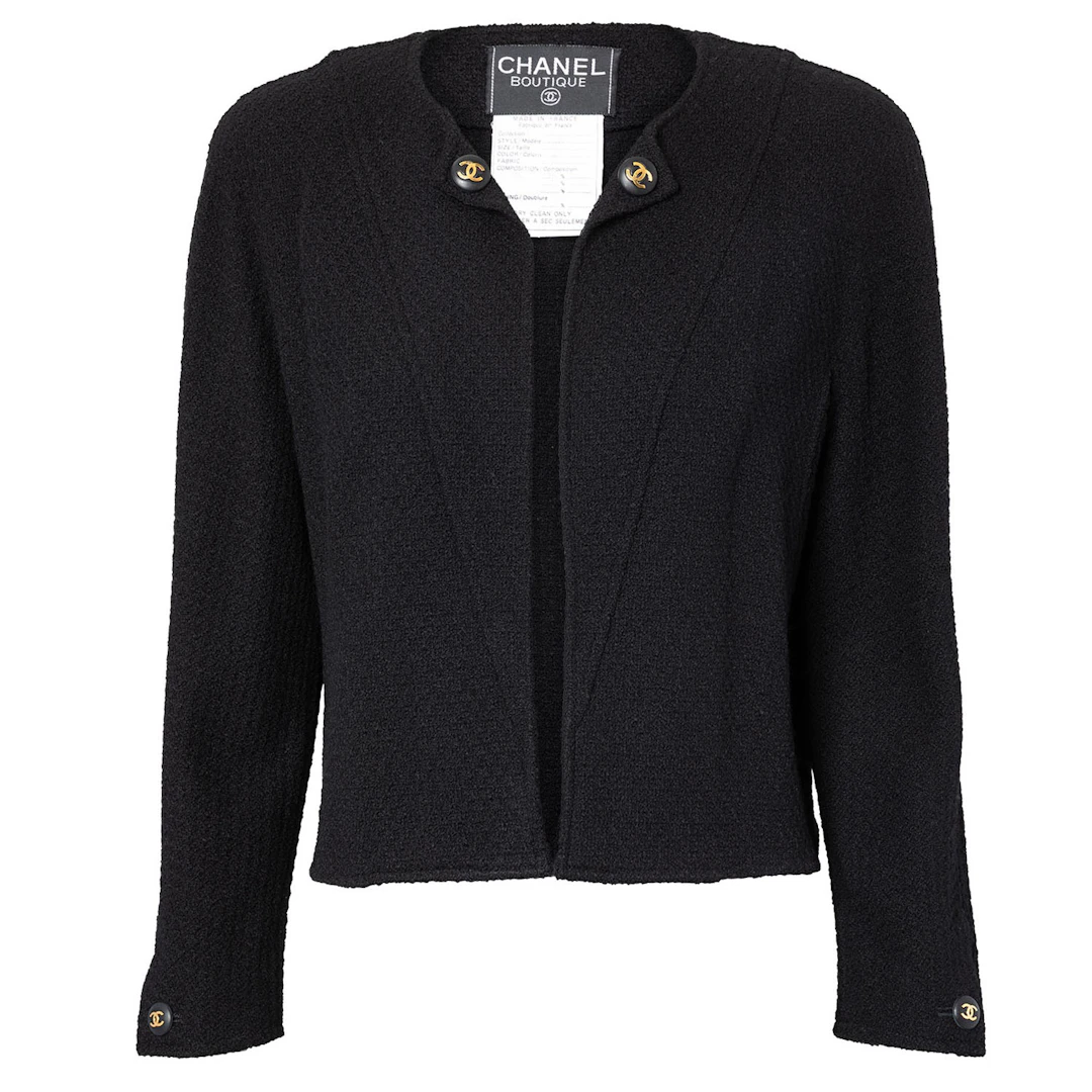 CHANEL BOUTIQUE VINTAGE Jacke, Gr. 40 (fr. 42), Koll.: 29.