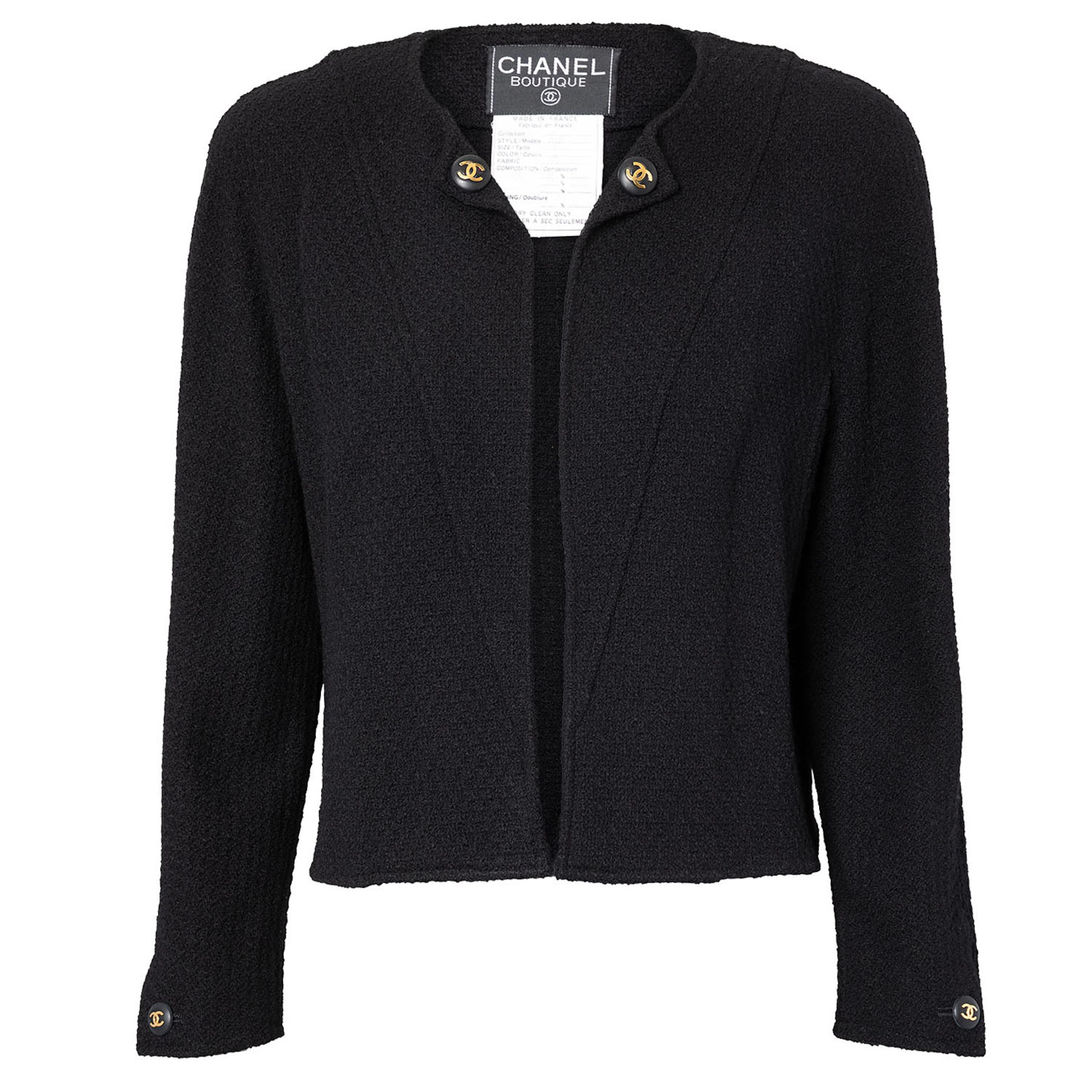 CHANEL BOUTIQUE VINTAGE Jacke, Gr. 40 (fr. 42), Koll.: 29.