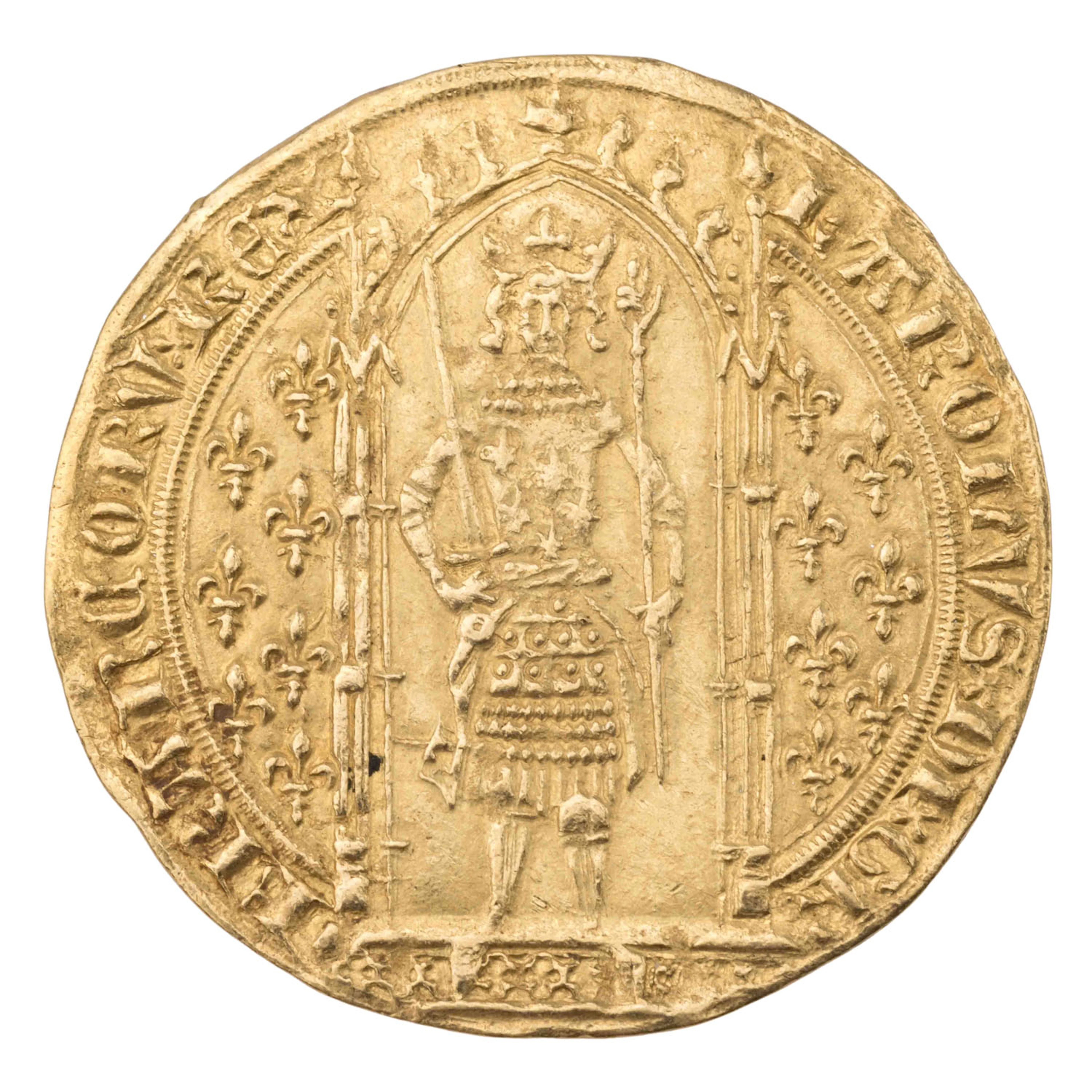 Frankreich/GOLD - Charles V. (1364-1380). Franc à pied o.J. (1365).