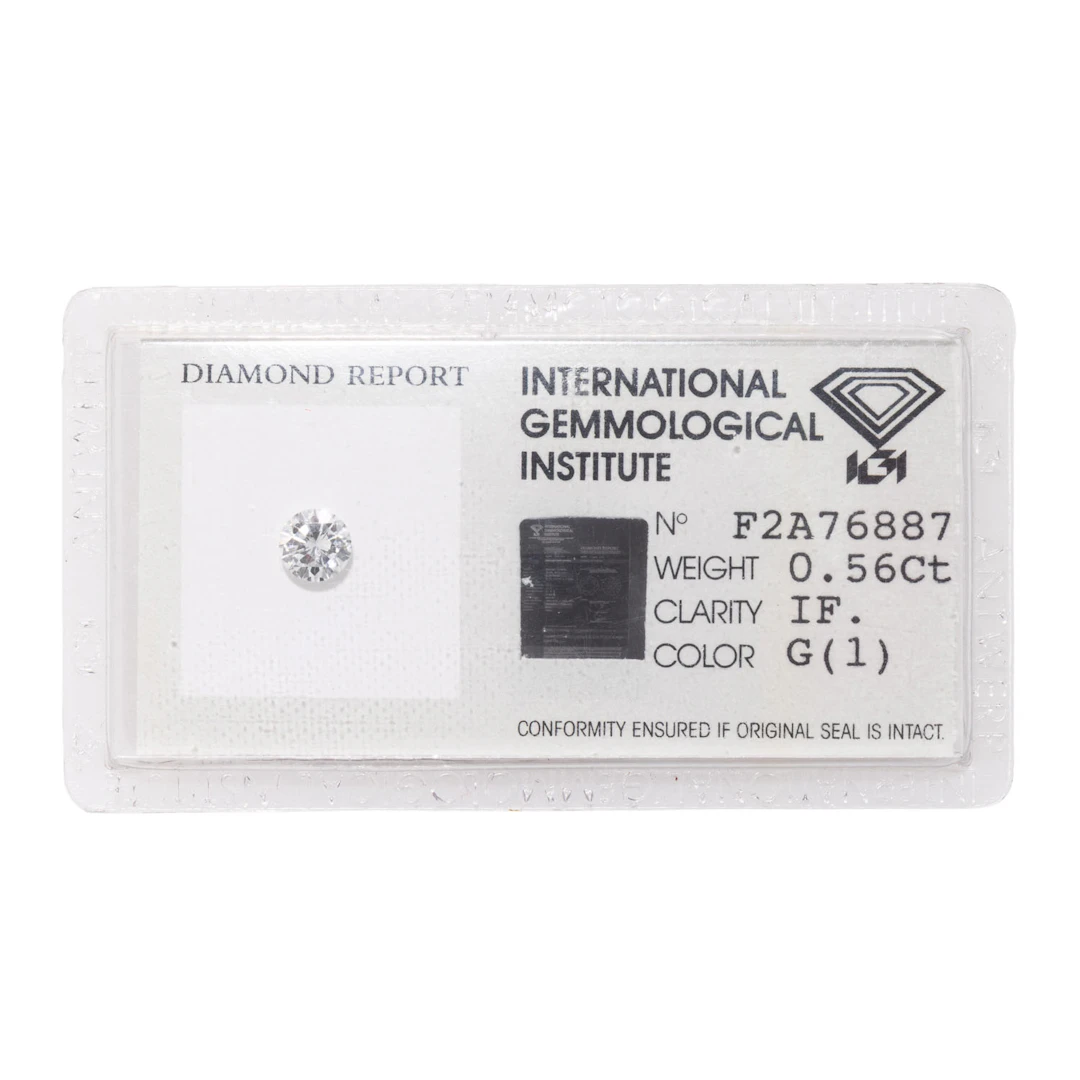 Loser Brillant von 0,56 ct