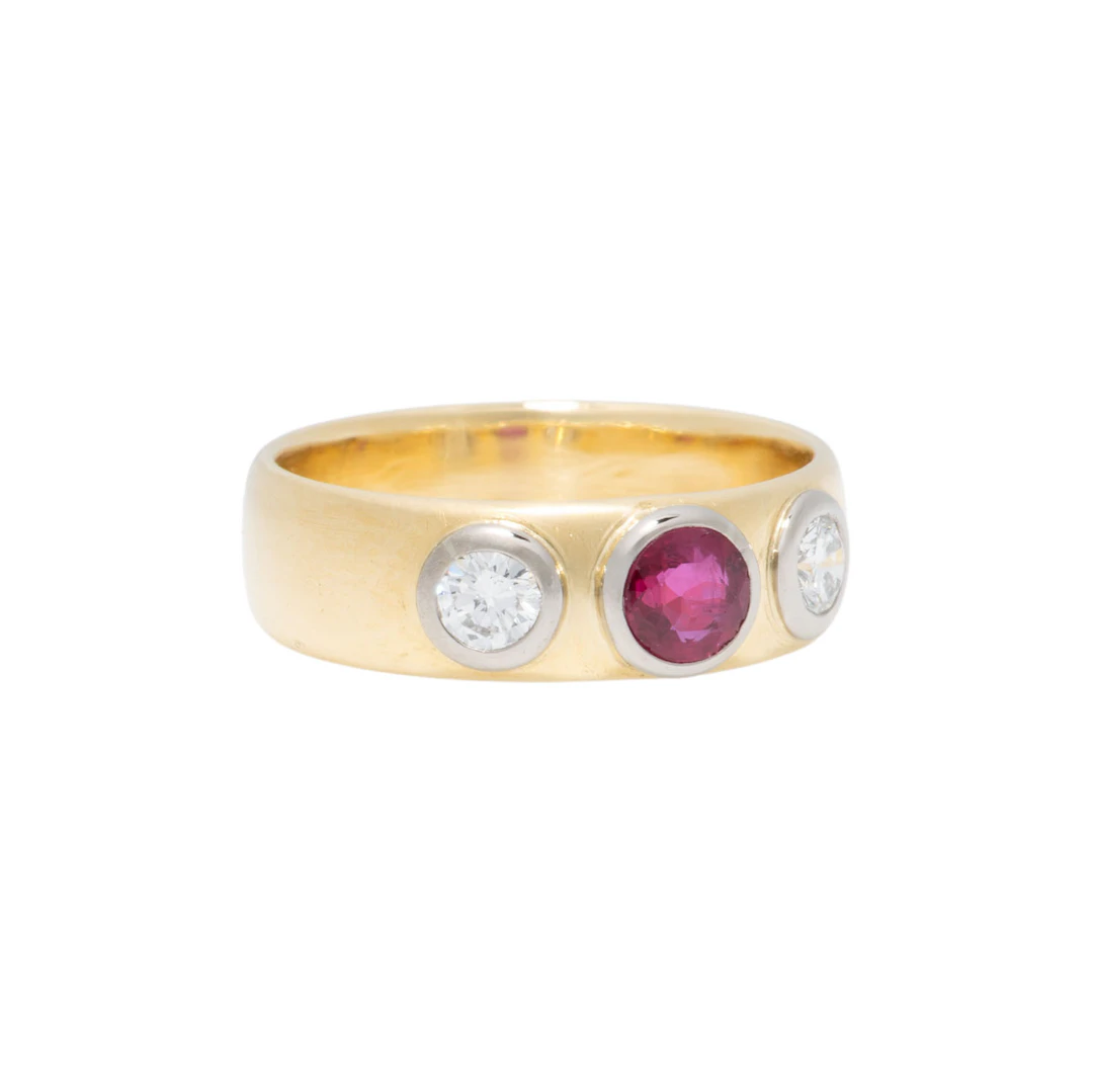 Ring mit 2 Brillanten