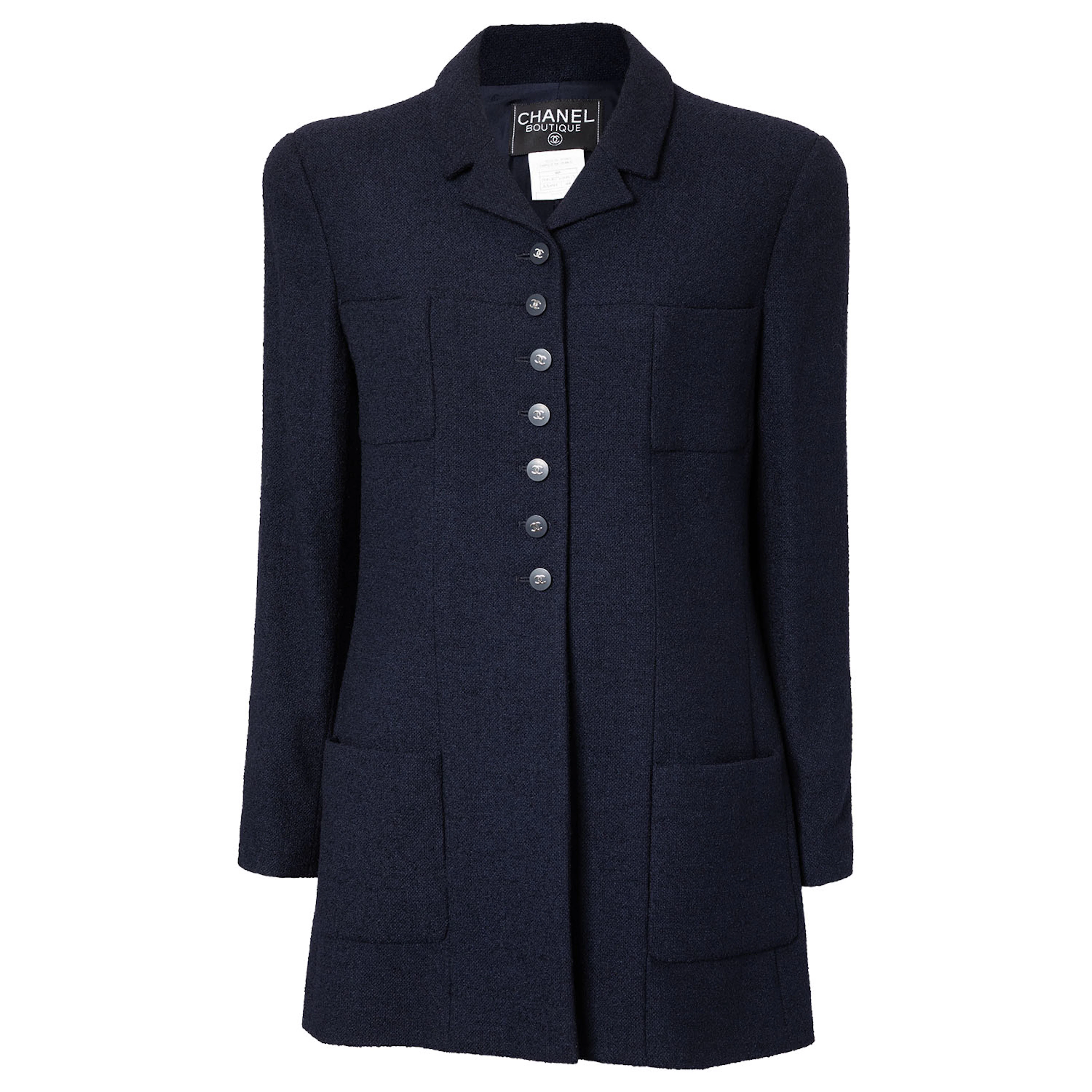 CHANEL BOUTIQUE VINTAGE Jacke, Gr. ca. 40 (fr. 42), Koll.: P1996.