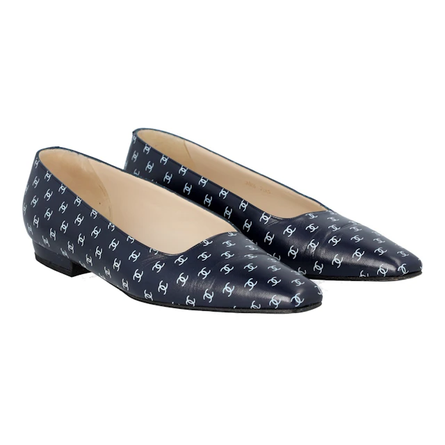 CHANEL VINTAGE Ballerinas, Gr. 39.