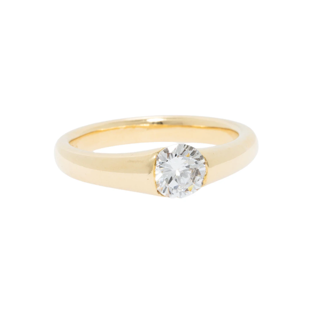 CHRISTIAN BAUER Solitärring mit Brillant ca. 0,7 ct