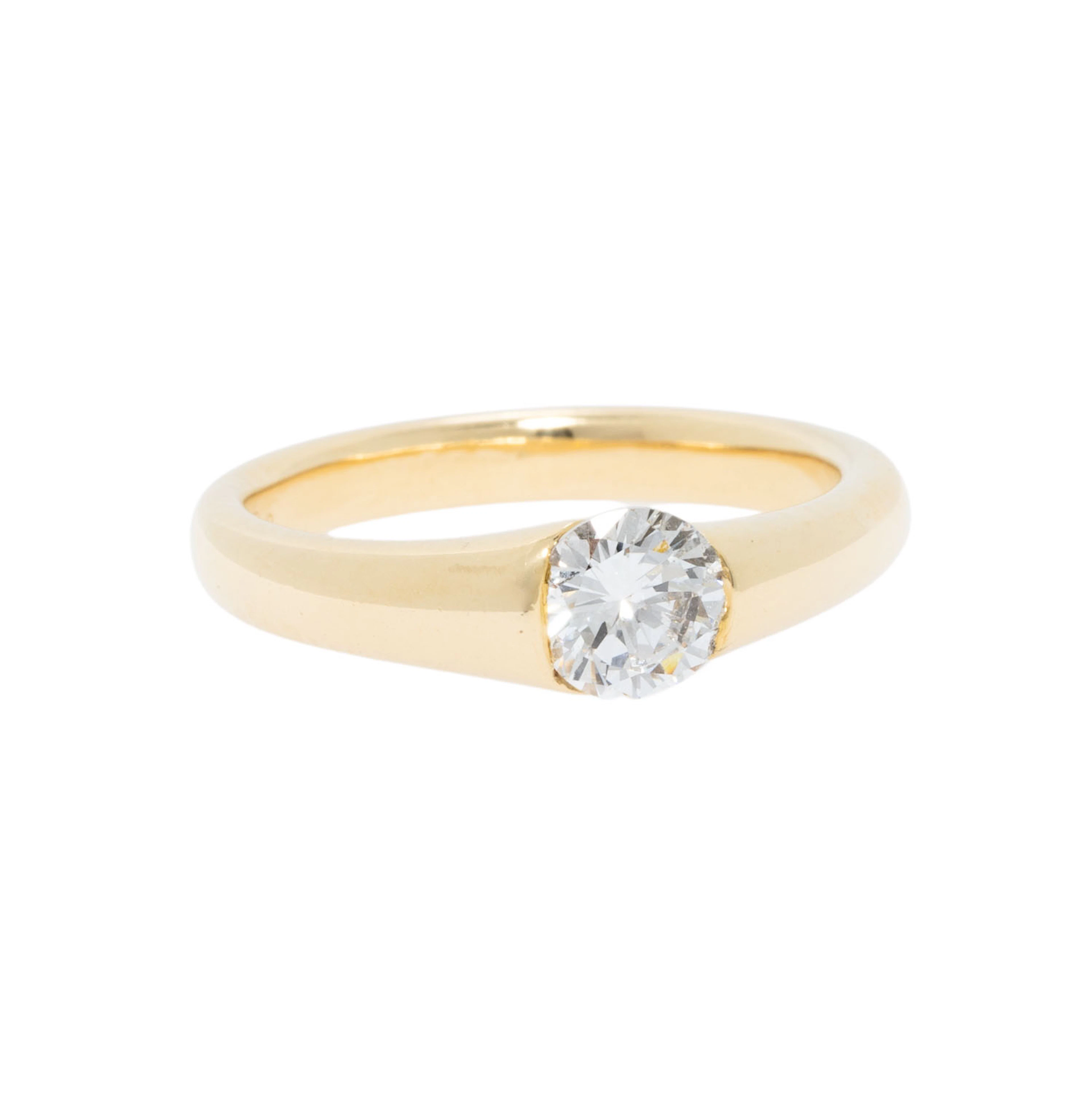 CHRISTIAN BAUER Solitärring mit Brillant ca. 0,7 ct