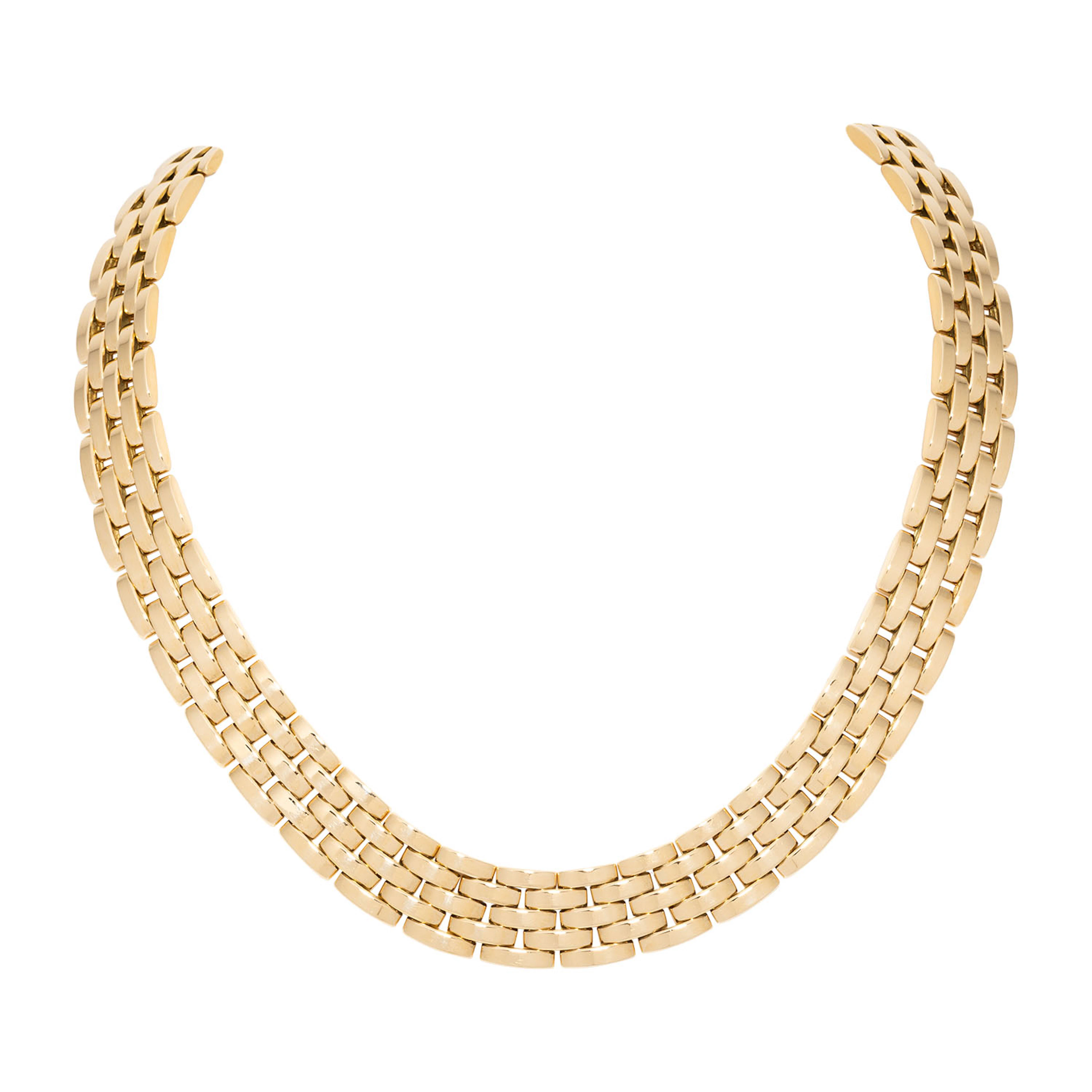 CARTIER Collier "Maillon Panthère"