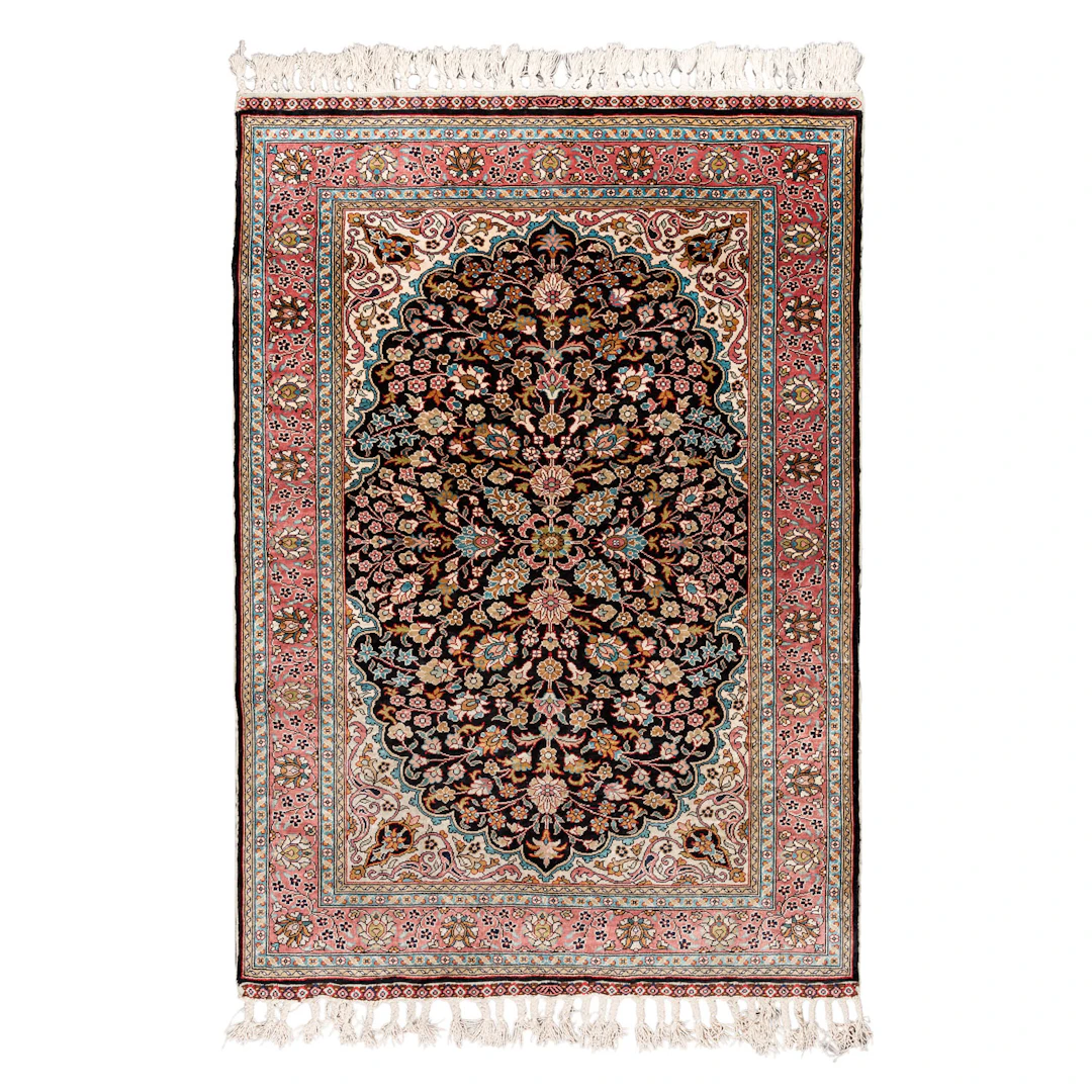 Orientteppich aus Seide. KAYSERI/TÜRKEI, 20. Jh., 136x94 cm.