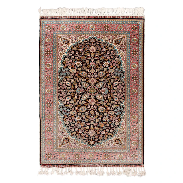 Orientteppich aus Seide. KAYSERI/TÜRKEI, 20. Jh., 136x94 cm.