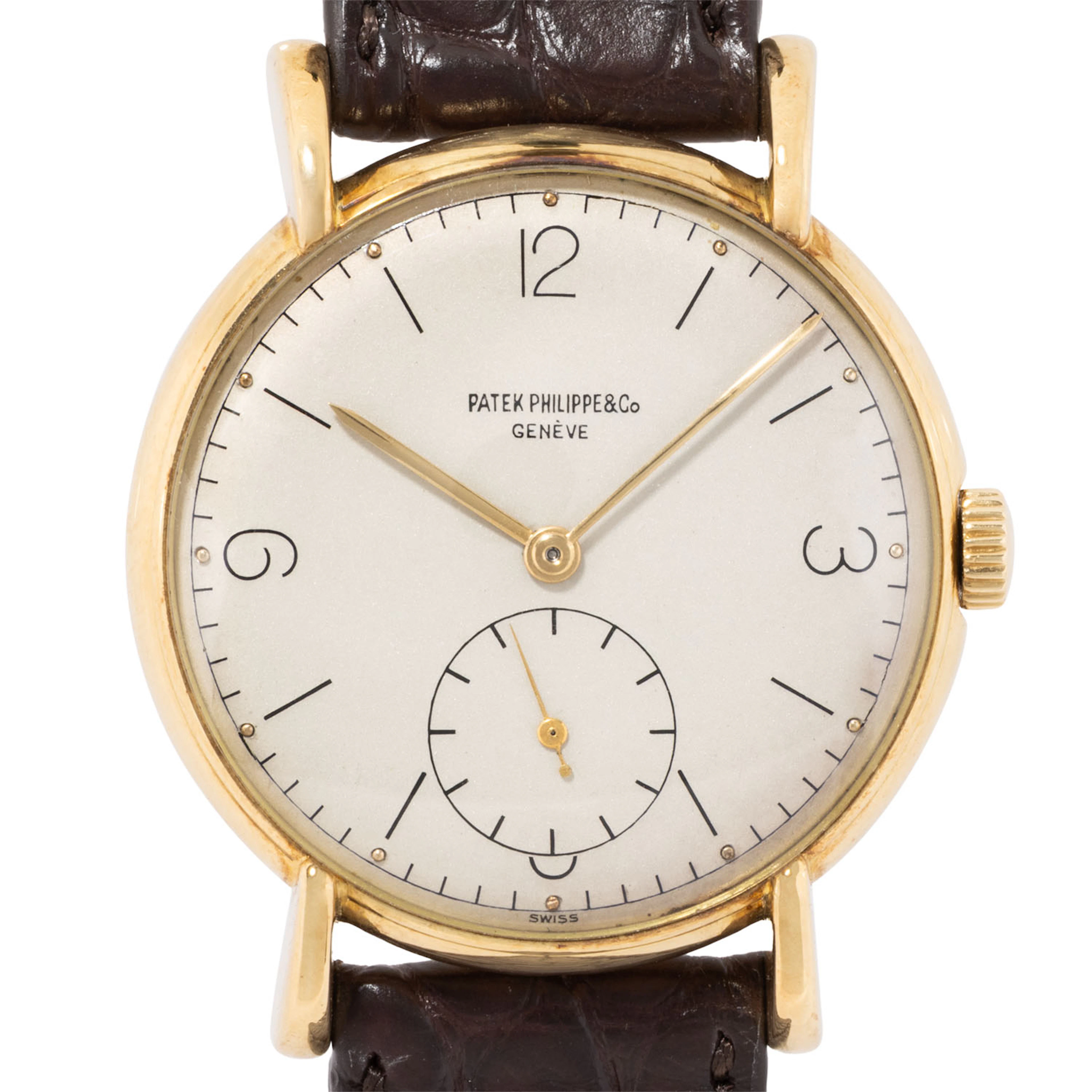 PATEK PHILIPPE Vintage Calatrava "Fancy lugs" Herrenuhr, Ref. 1543