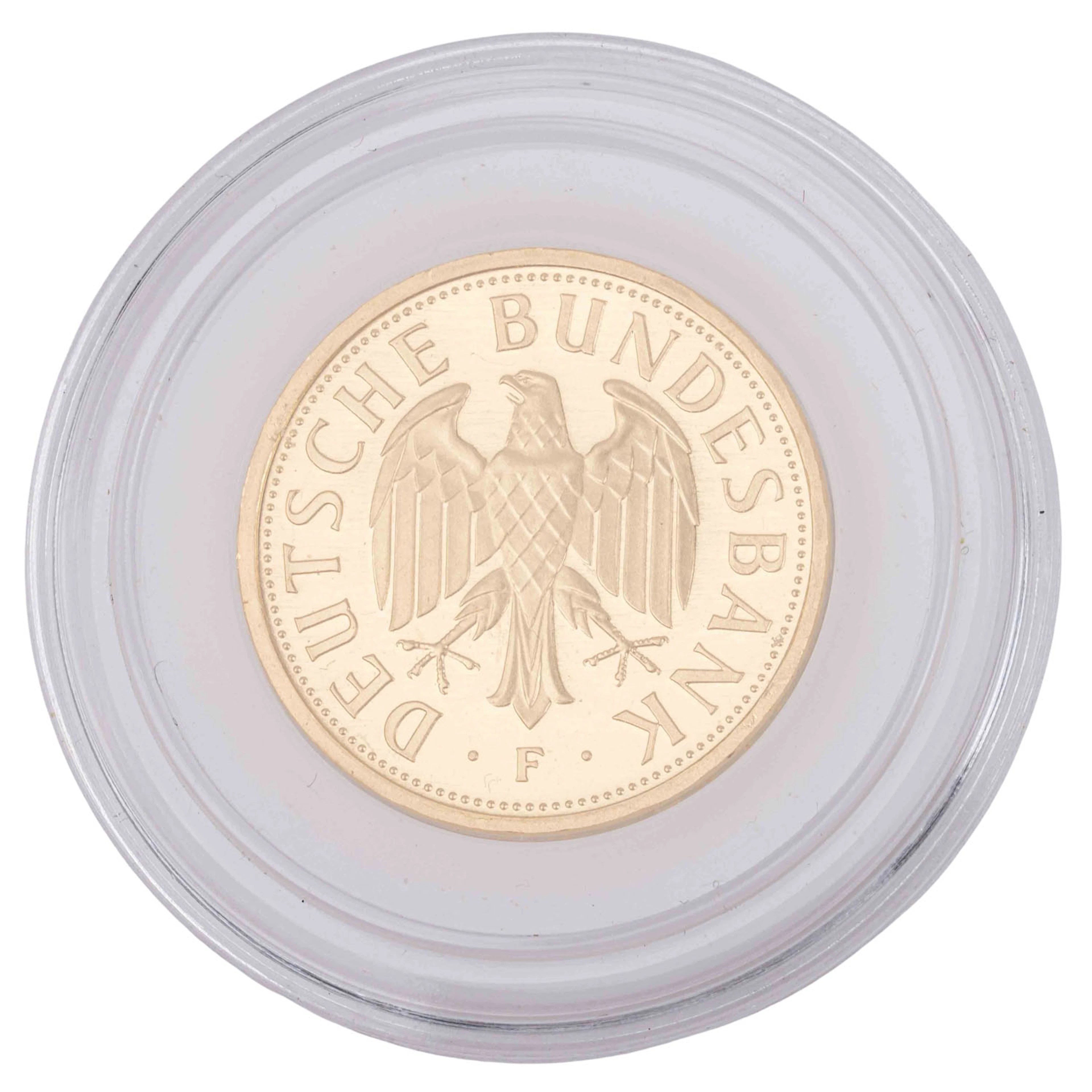 BRD/GOLD 1 Deutsche Mark 2001/F Gedenkausgabe