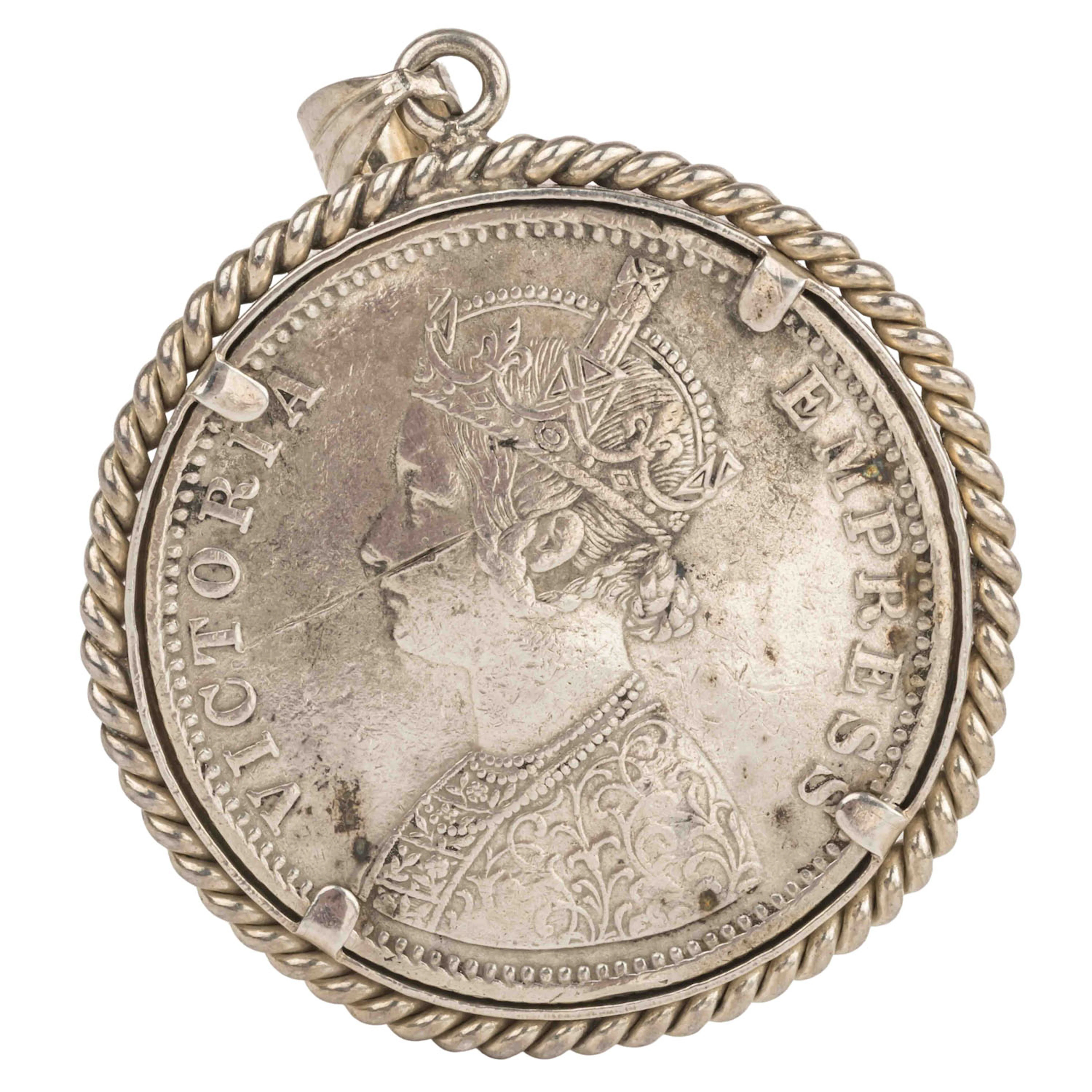 Indien/SILBER – 1 Rupie 1886, Victoria (1837-1901)