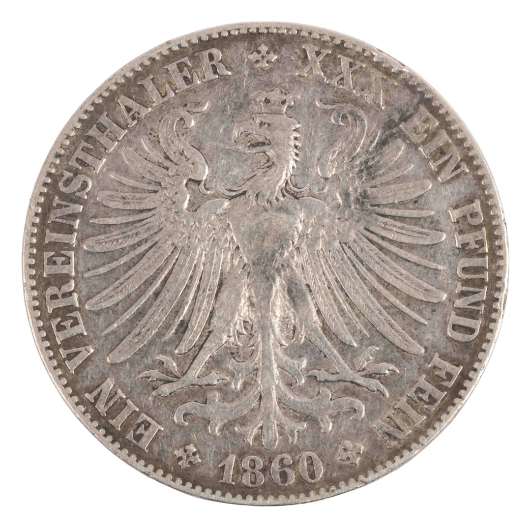 AD Frankfurt/SILBER - 1 Vereinstaler 1860