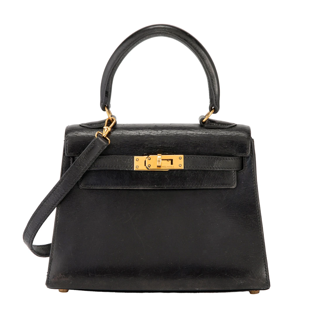 HERMÈS VINTAGE Handtasche "MINI KELLY BAG", Koll.: 1995.
