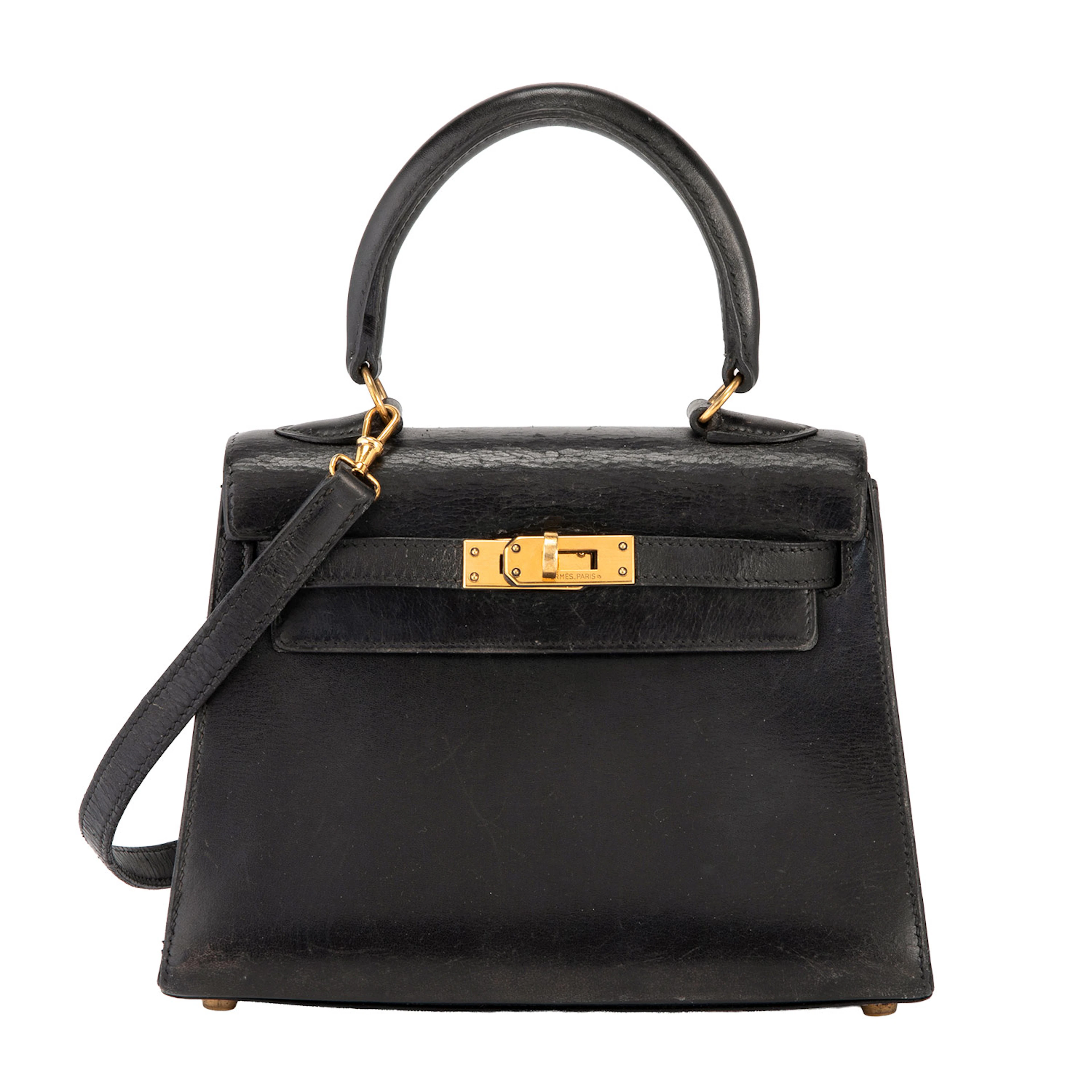 HERMÈS VINTAGE Handtasche "MINI KELLY BAG", Koll.: 1995.