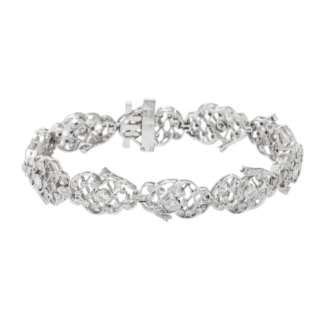 Armband mit Brillanten von zus. ca. 2 ct