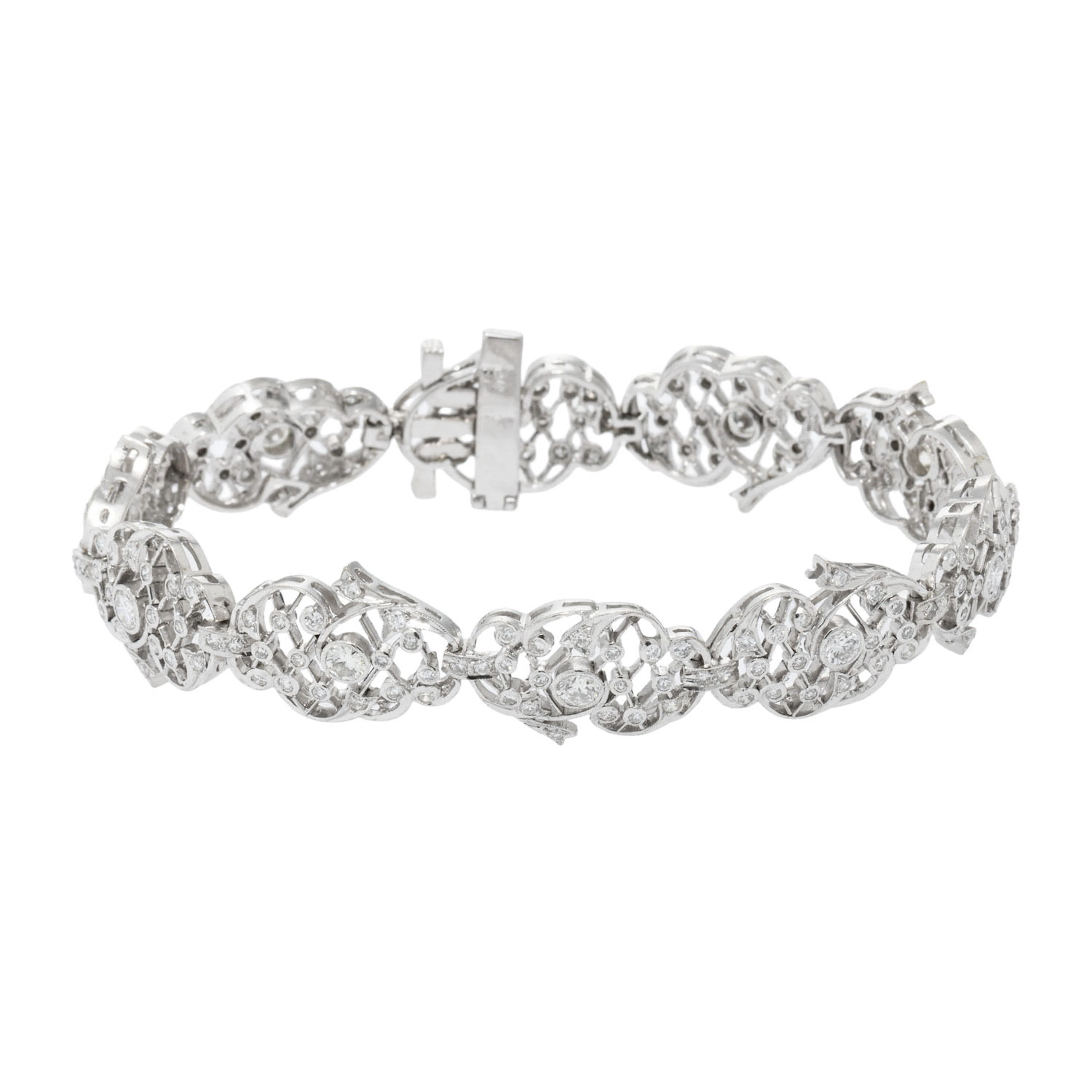 Armband mit Brillanten von zus. ca. 2 ct