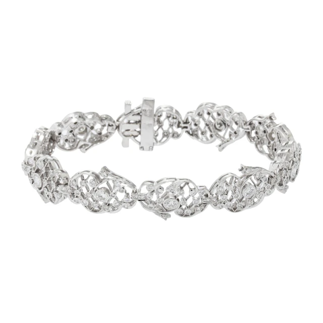 Armband mit Brillanten von zus. ca. 2 ct