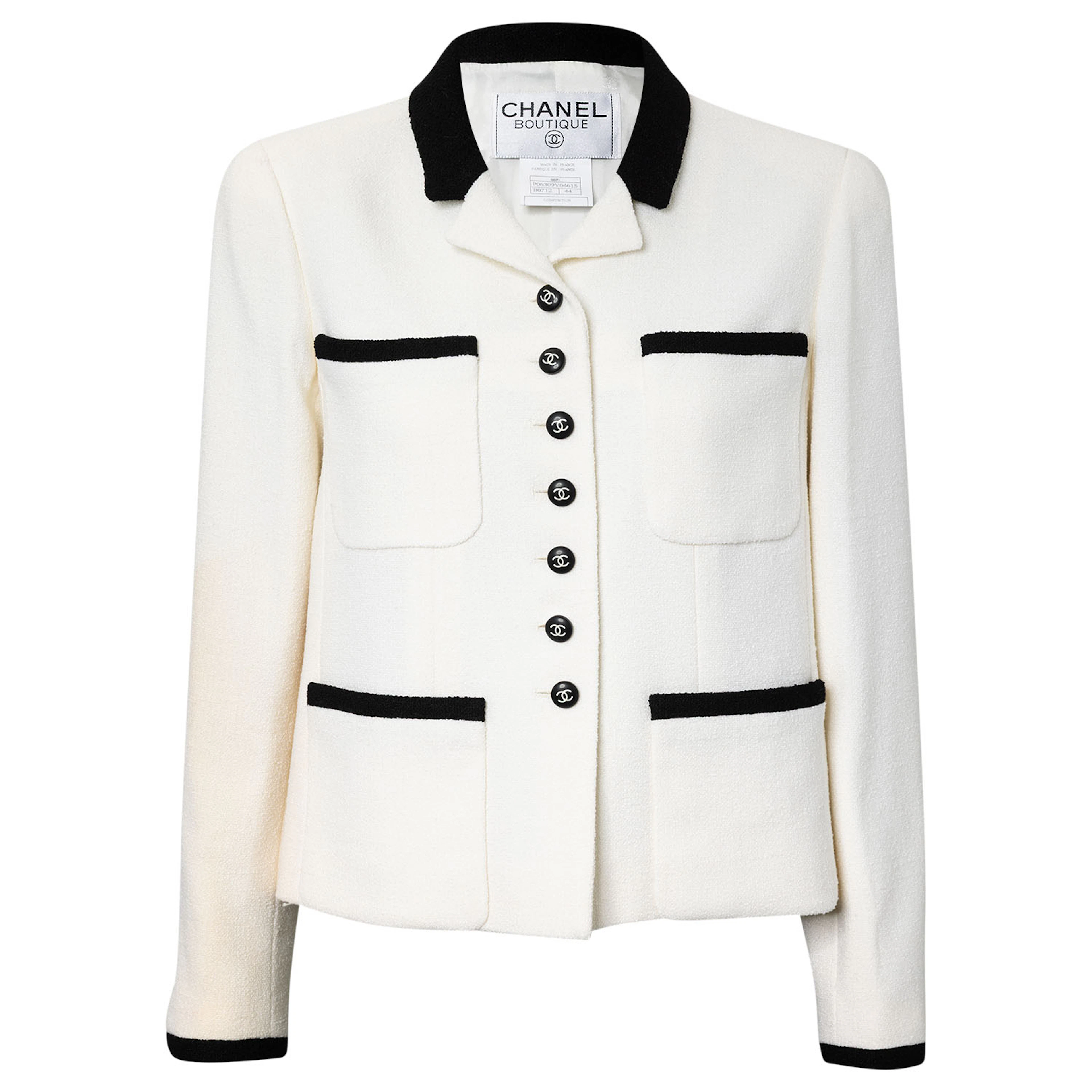 CHANEL BOUTIQUE VINTAGE Jacke, Gr. ca. 38/40, Koll.: P1996.