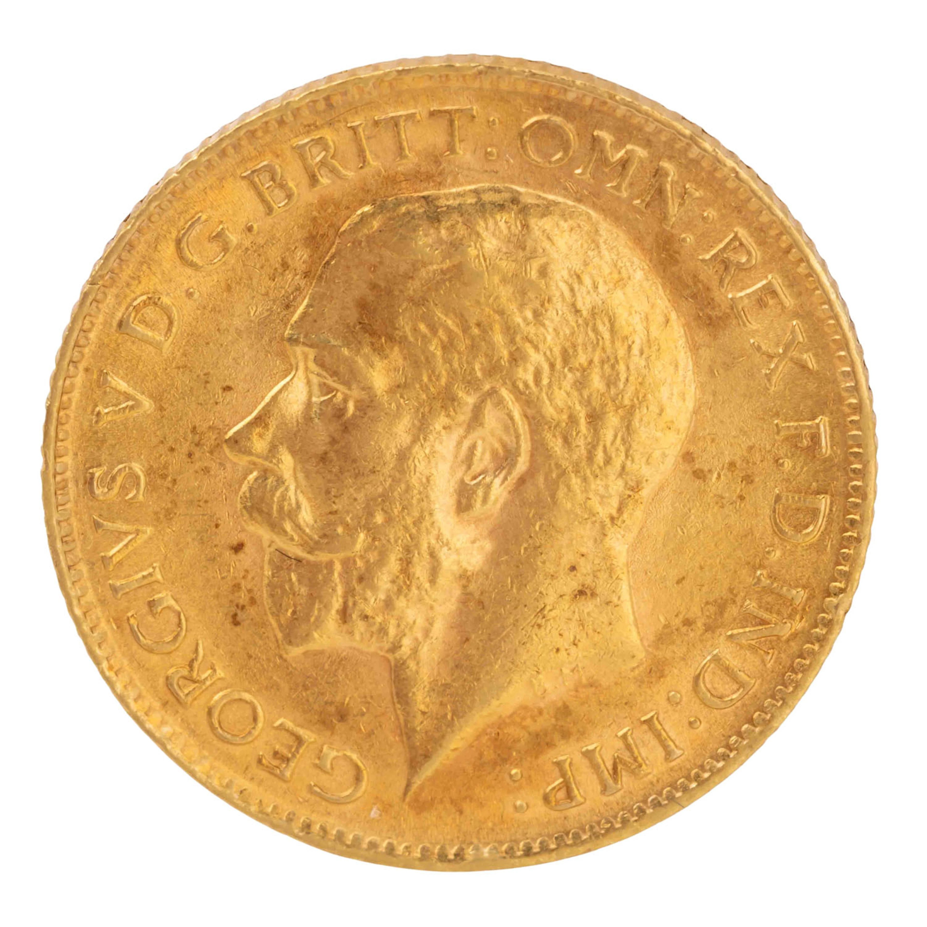 Großbritannien /GOLD - Georg V. (1910-1936) 1/2 Sovereign 1912