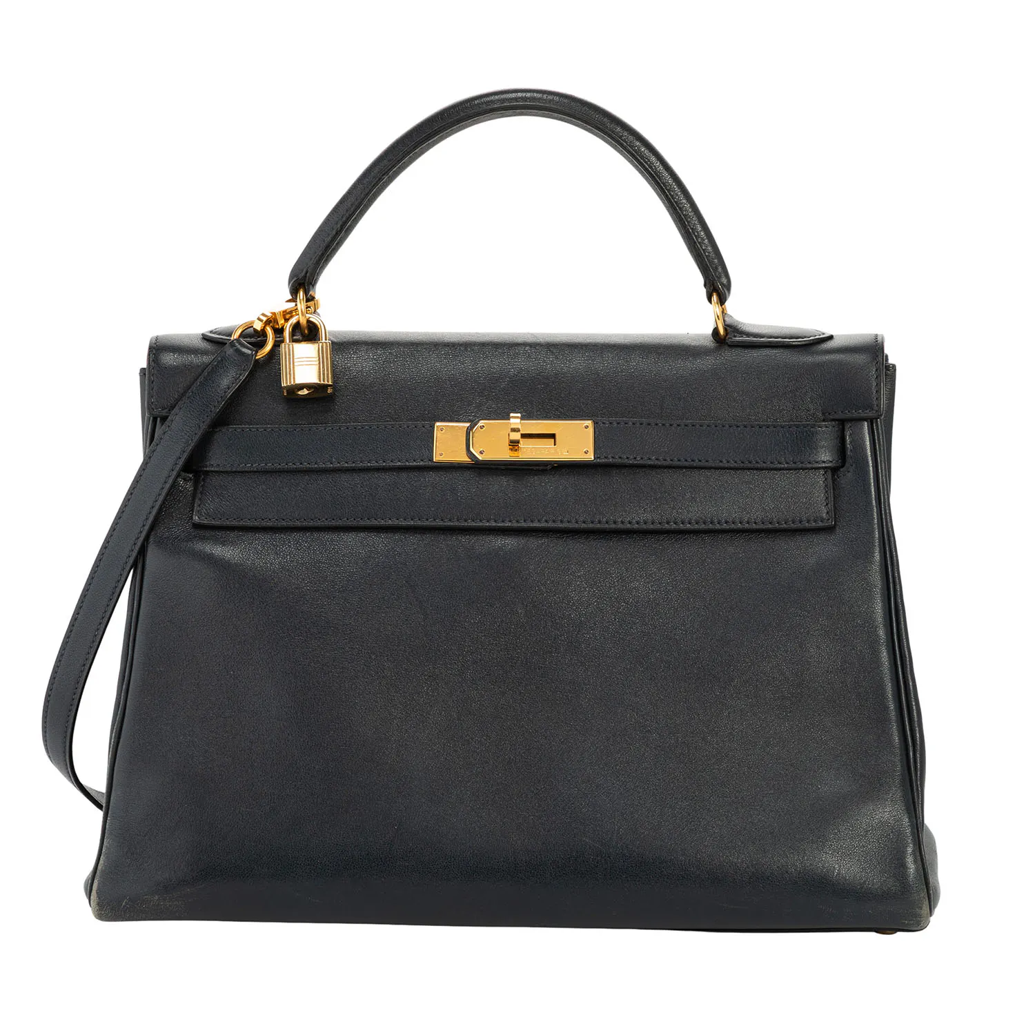 HERMÈS VINTAGE Handtasche "KELLY BAG 32".