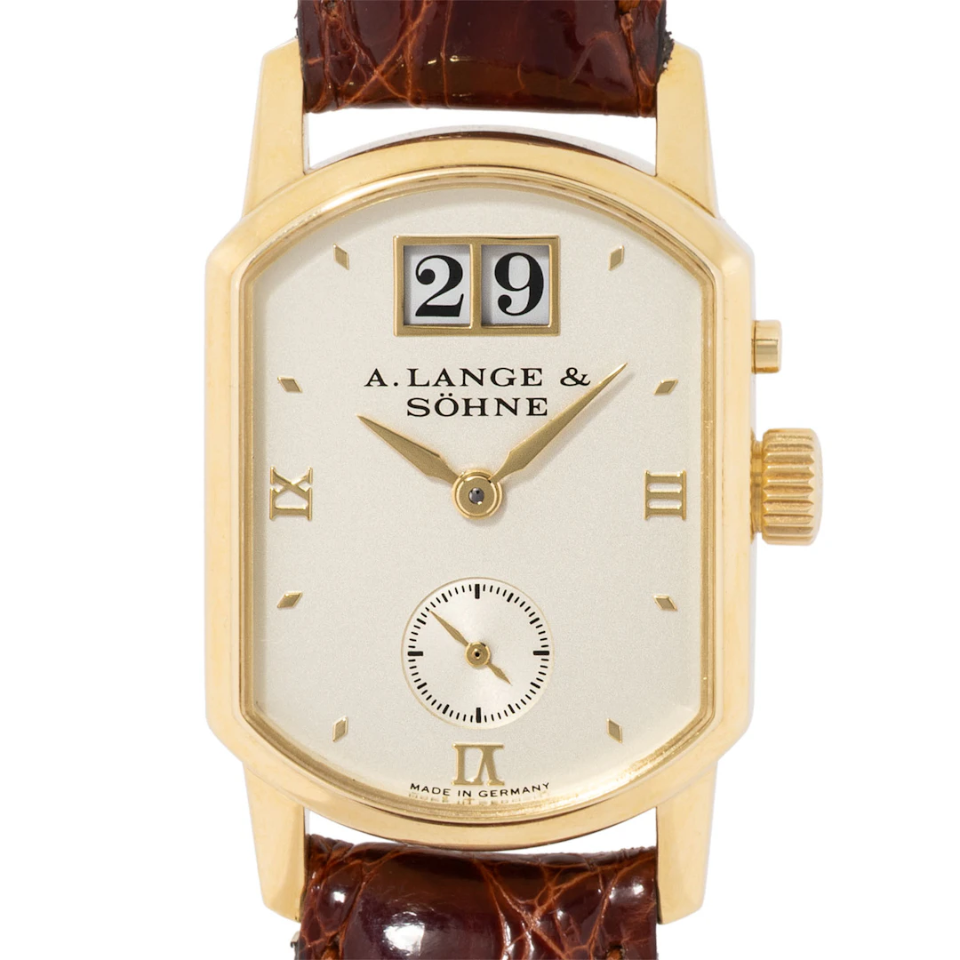 A. LANGE & SÖHNE frühe Arkade "Solid caseback", zweite Serie Ref.