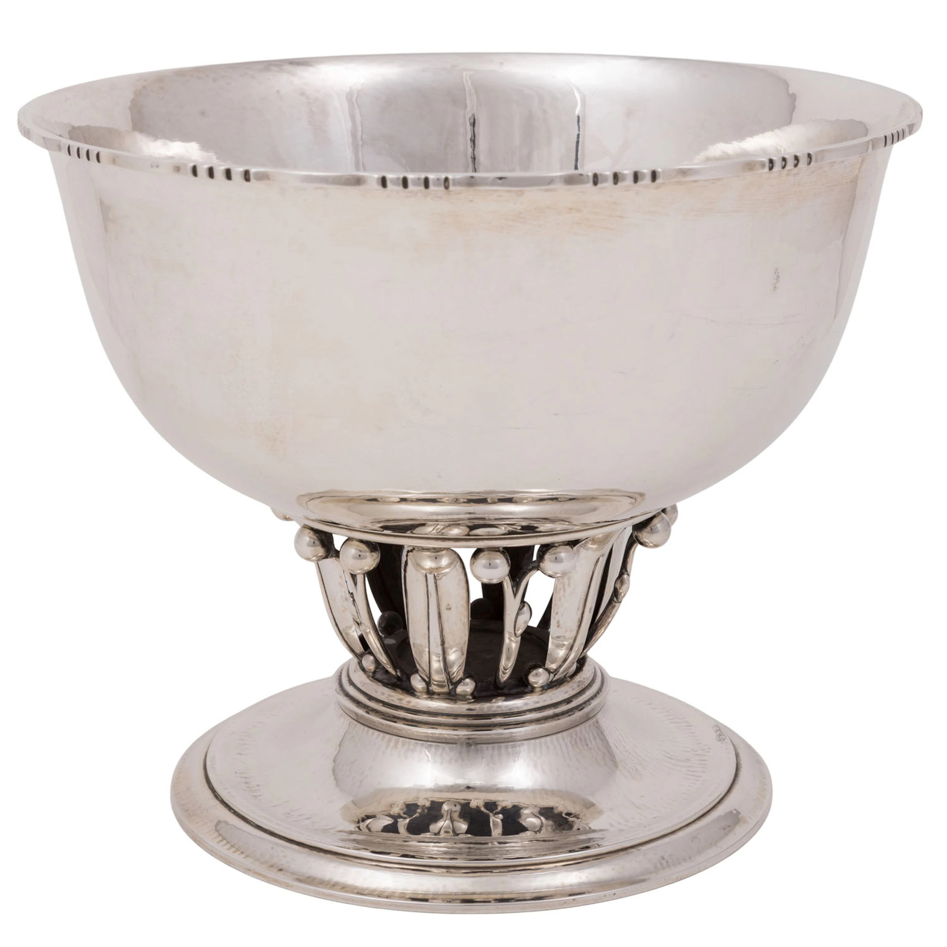 GEORG JENSEN Aufsatzschale groß 'Louvre', 925 Silber, ca. 1933-1944