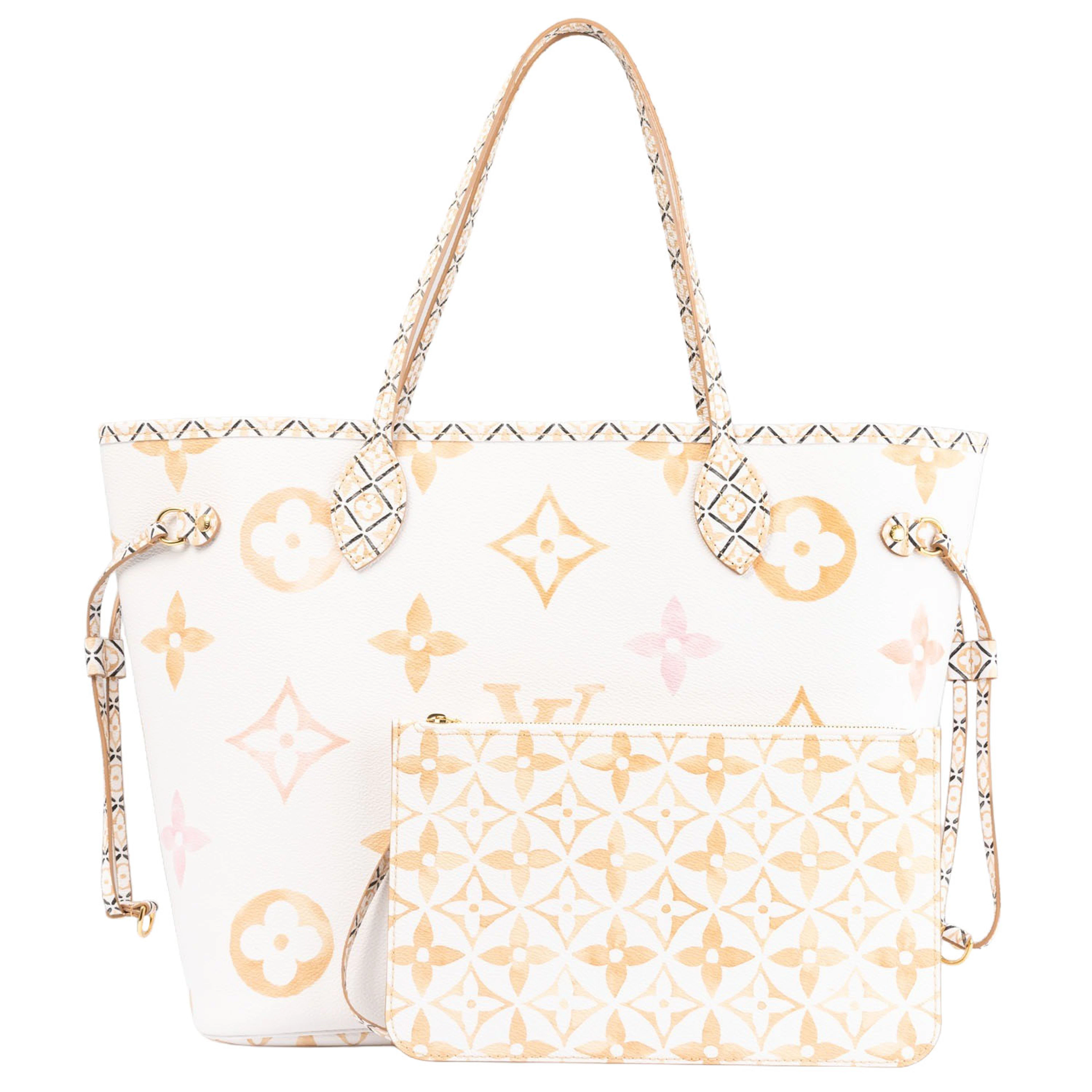 LOUIS VUITTON Shopper "NEVERFULL MM LV BY THE POOL", Koll.: 2023.