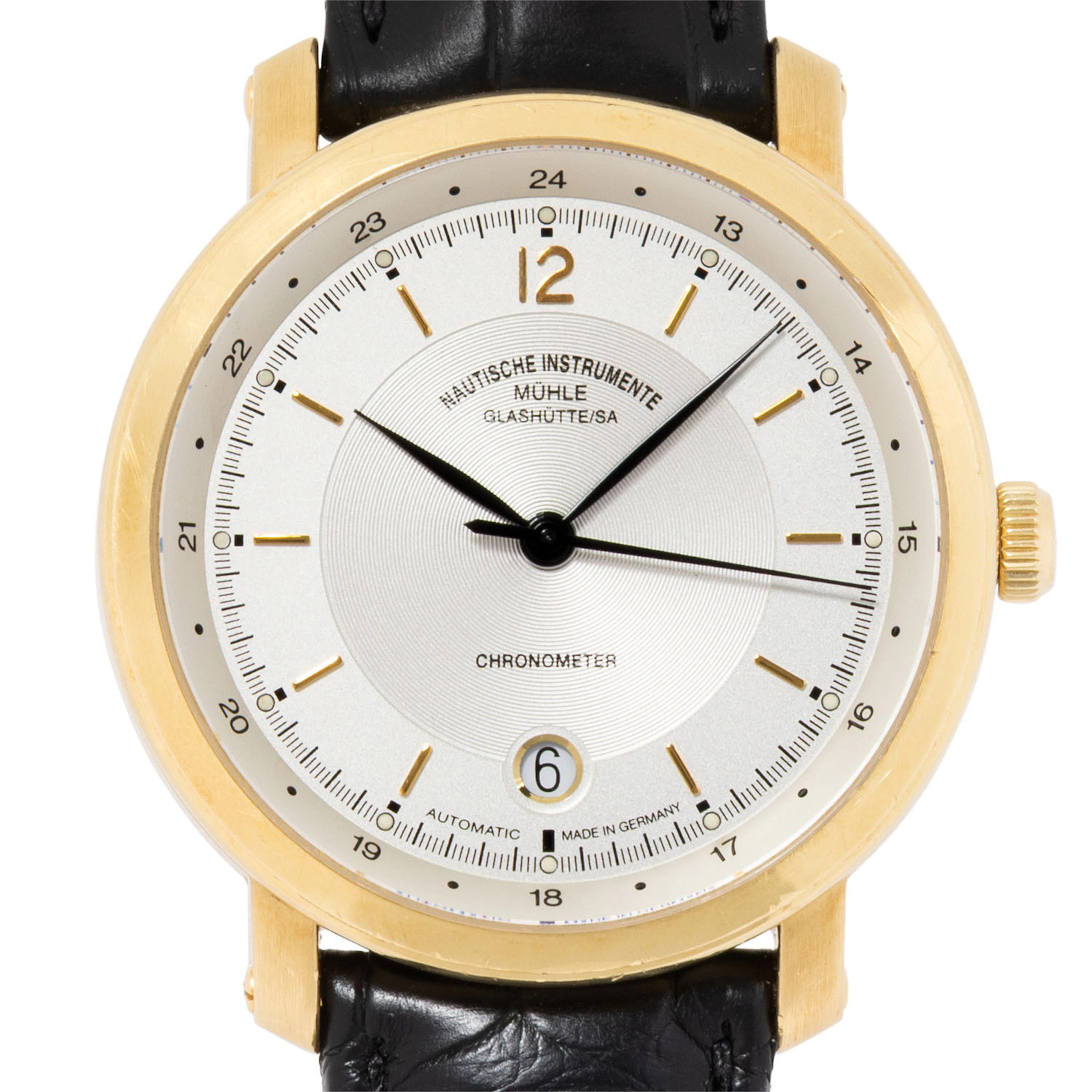 MÜHLE GLASHÜTTE Chronometer Ref M1-34-20 Limited Edition Herrenuhr