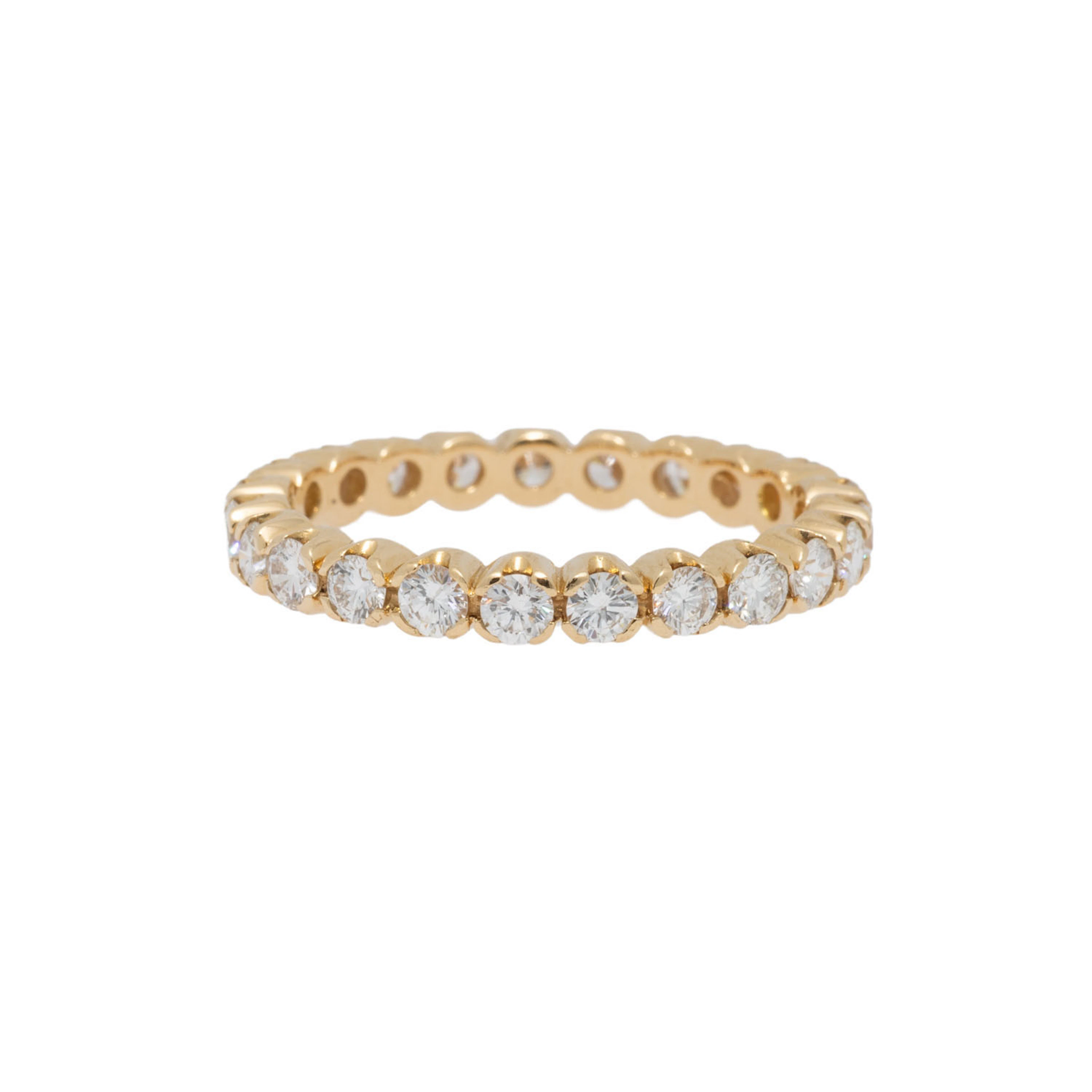 Memoire Ring mit Brillanten