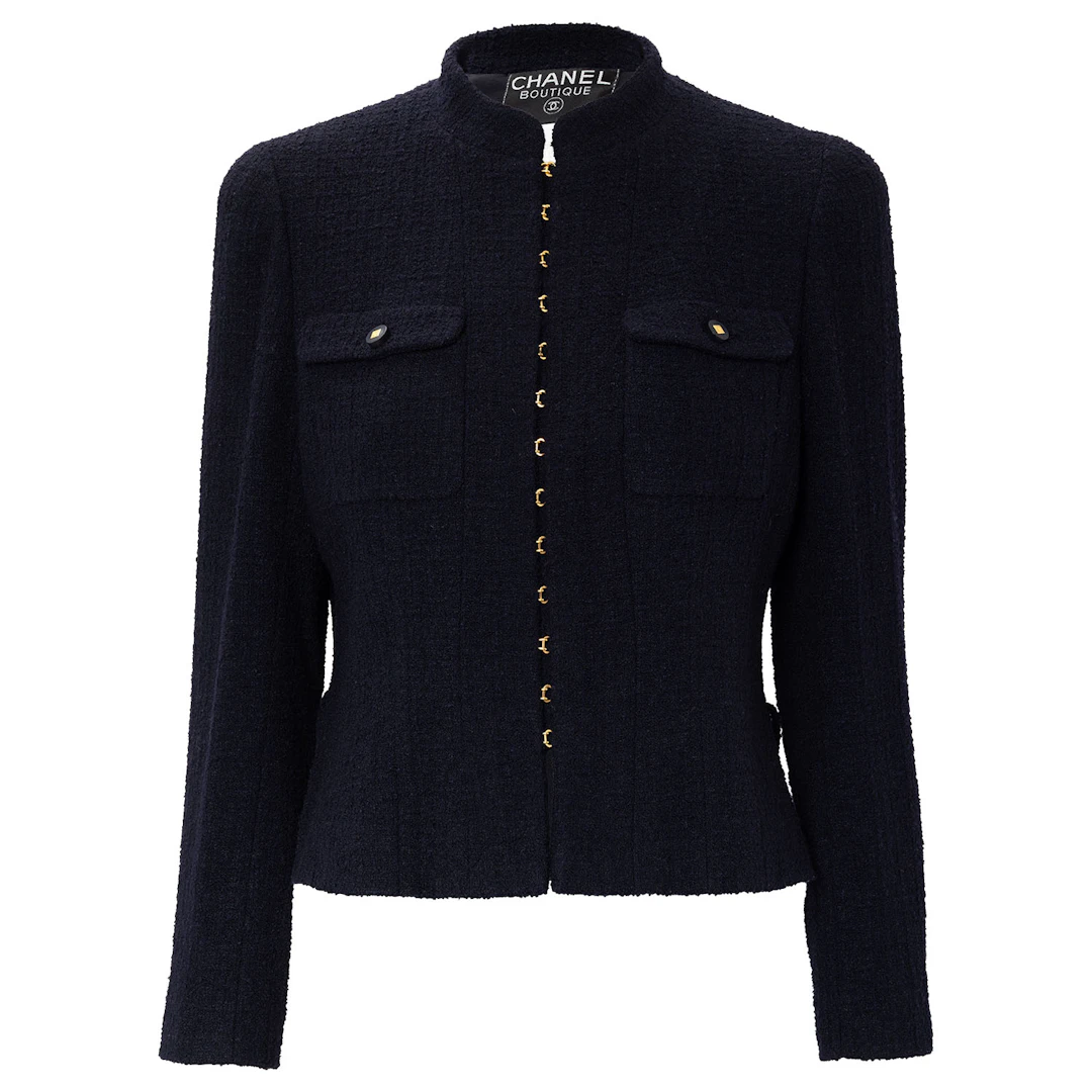 CHANEL BOUTIQUE VINTAGE Jacke, Gr. ca. 38/40, Koll.: A1996.