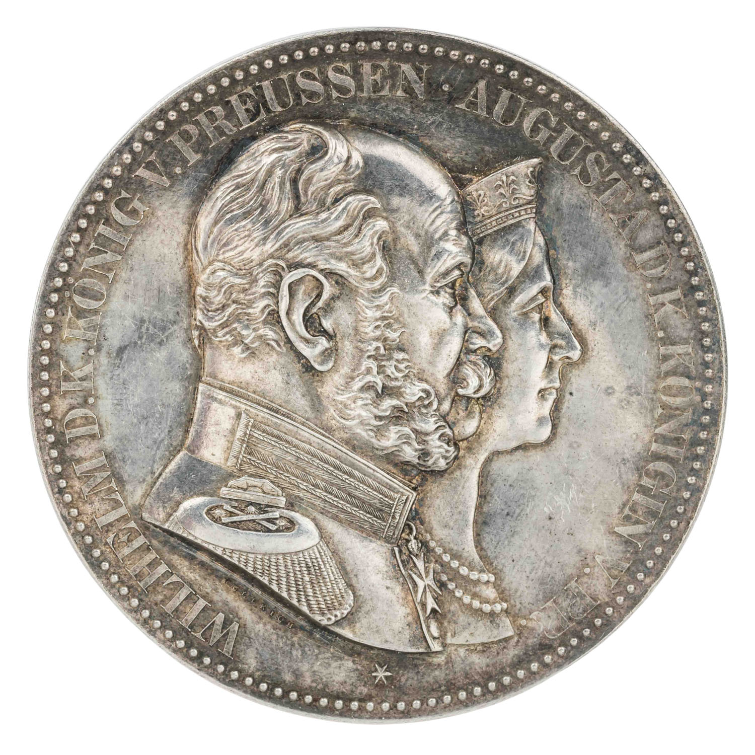 Brandenburg-Preußen – Silbermedaille 1879, Wilhelm I.