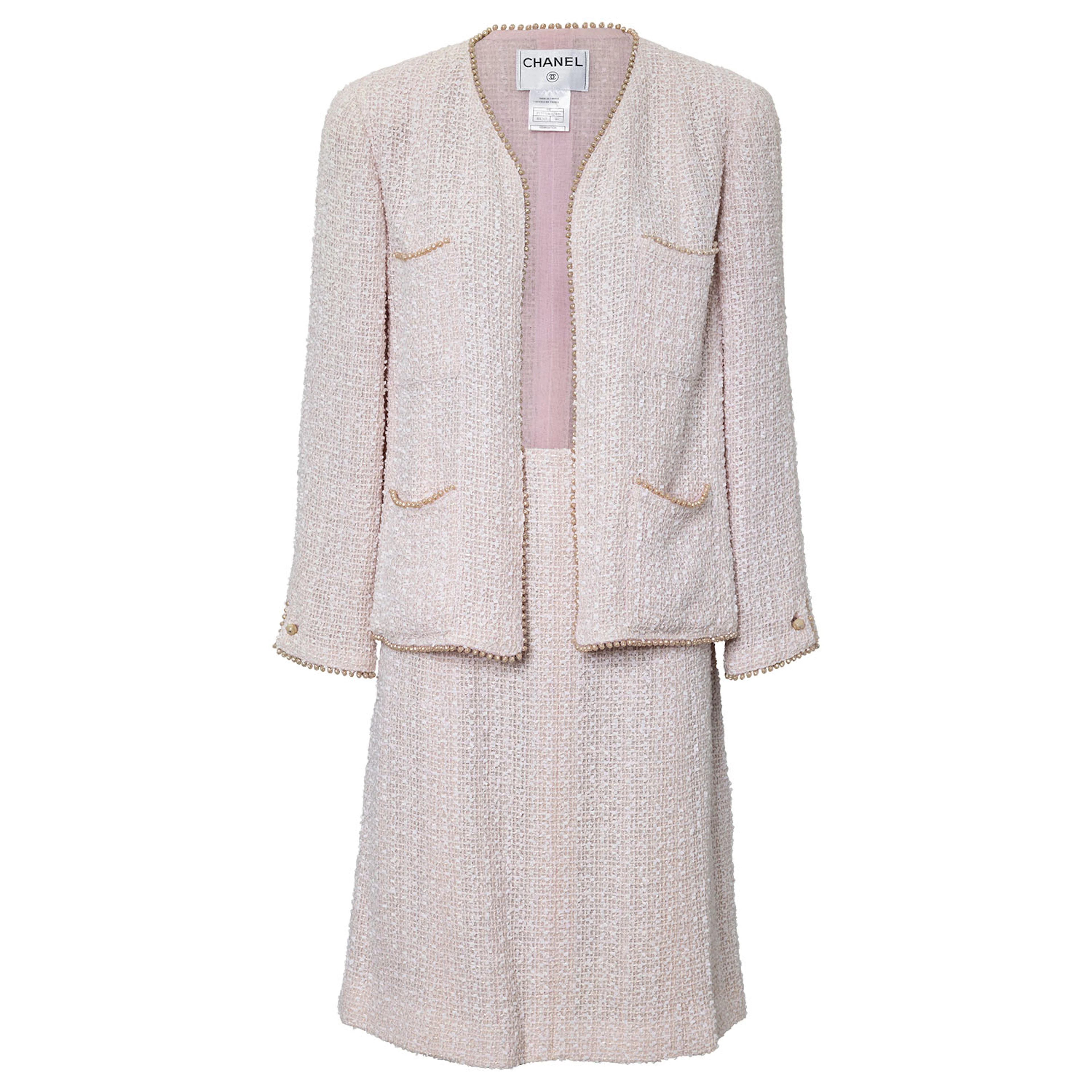 CHANEL VINTAGE Kostüm, Gr. 42 (fr. 44), Koll.: P1999.