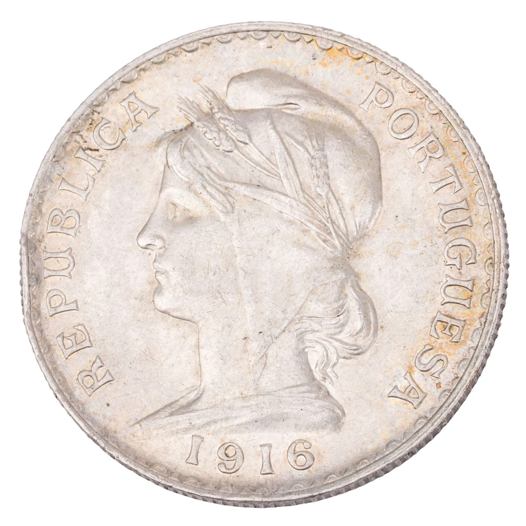 Portugal/SILBER - 1 Escudo 1916