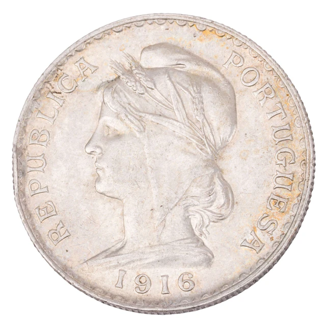 Portugal/SILBER - 1 Escudo 1916