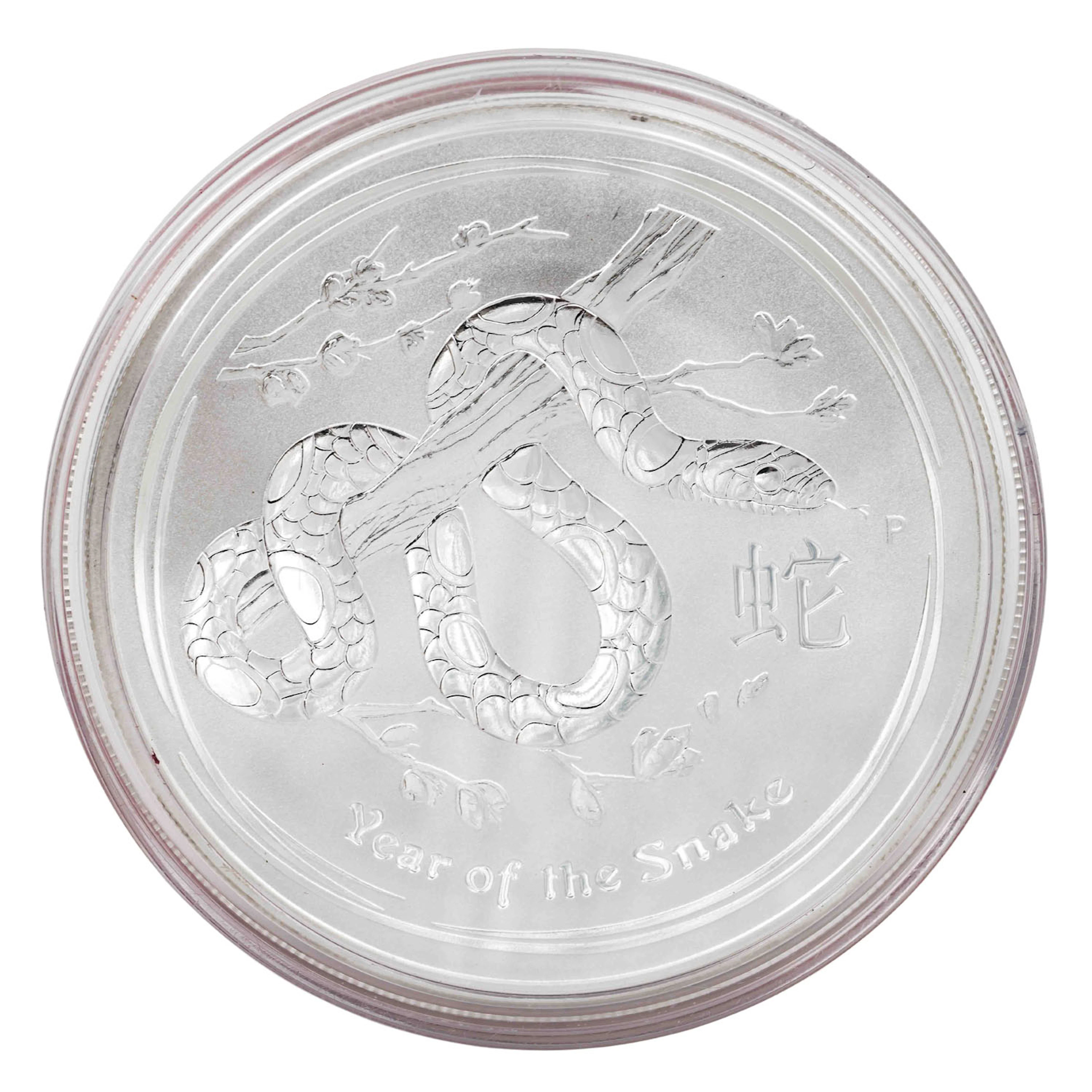 Australien/Silber - 1 Dollar 2013 /P, Lunar II Serie - Year of the Snake