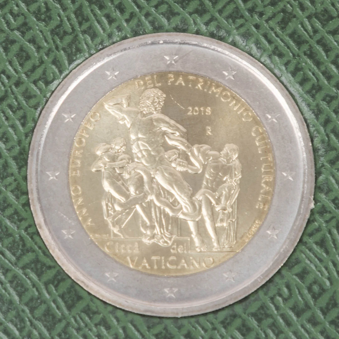 Vatikanstadt – 2 €-Münze, Europäisches Jahr des Kulturerbes 2018