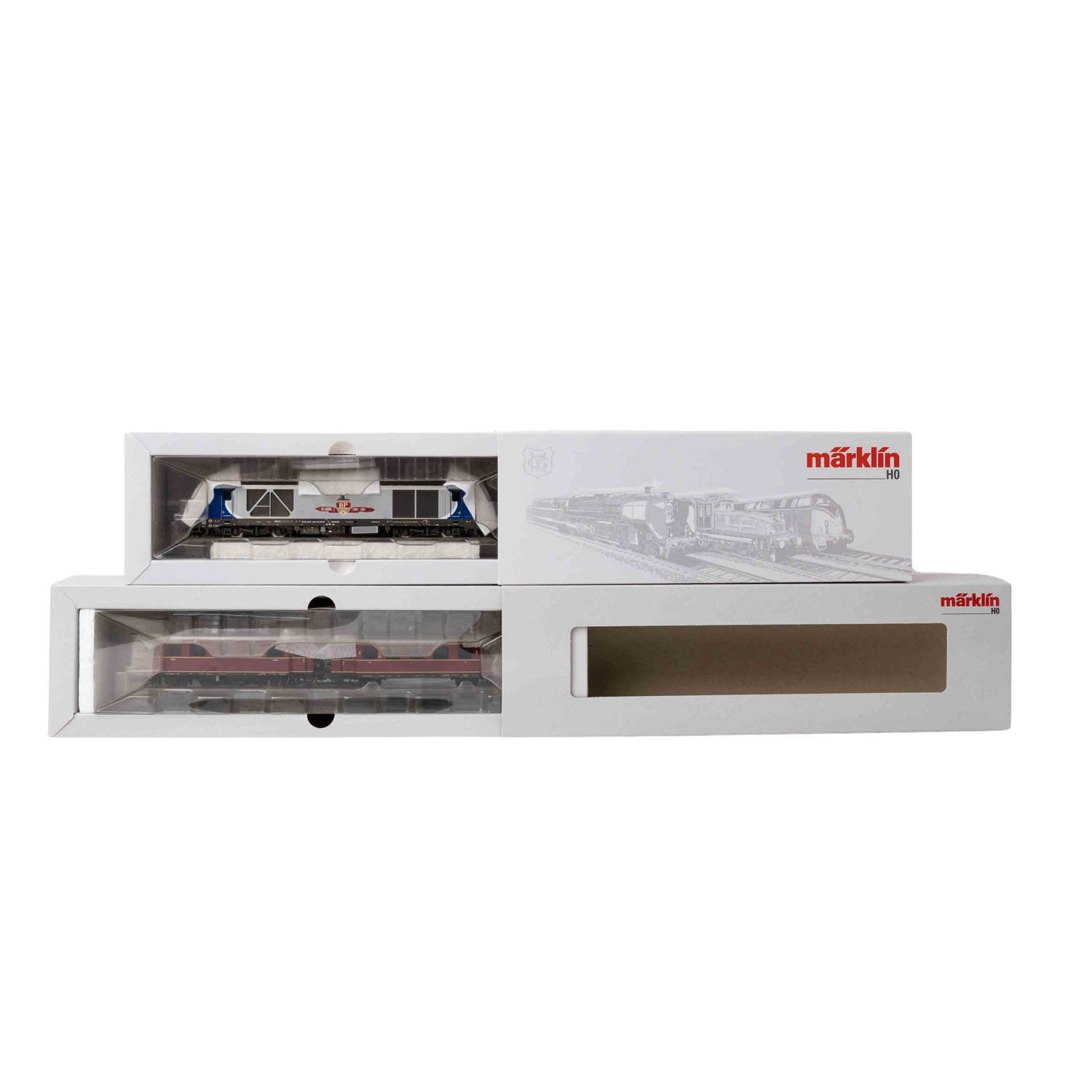 MÄRKLIN Triebwagen und Lokomotive, Spur H0