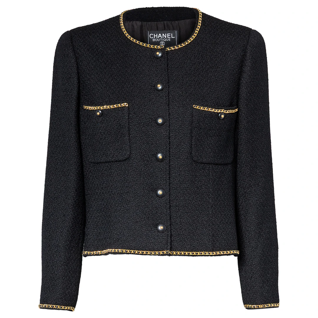 CHANEL BOUTIQUE VINTAGE Jacke, Gr. ca. 36, Koll.: A 1995.