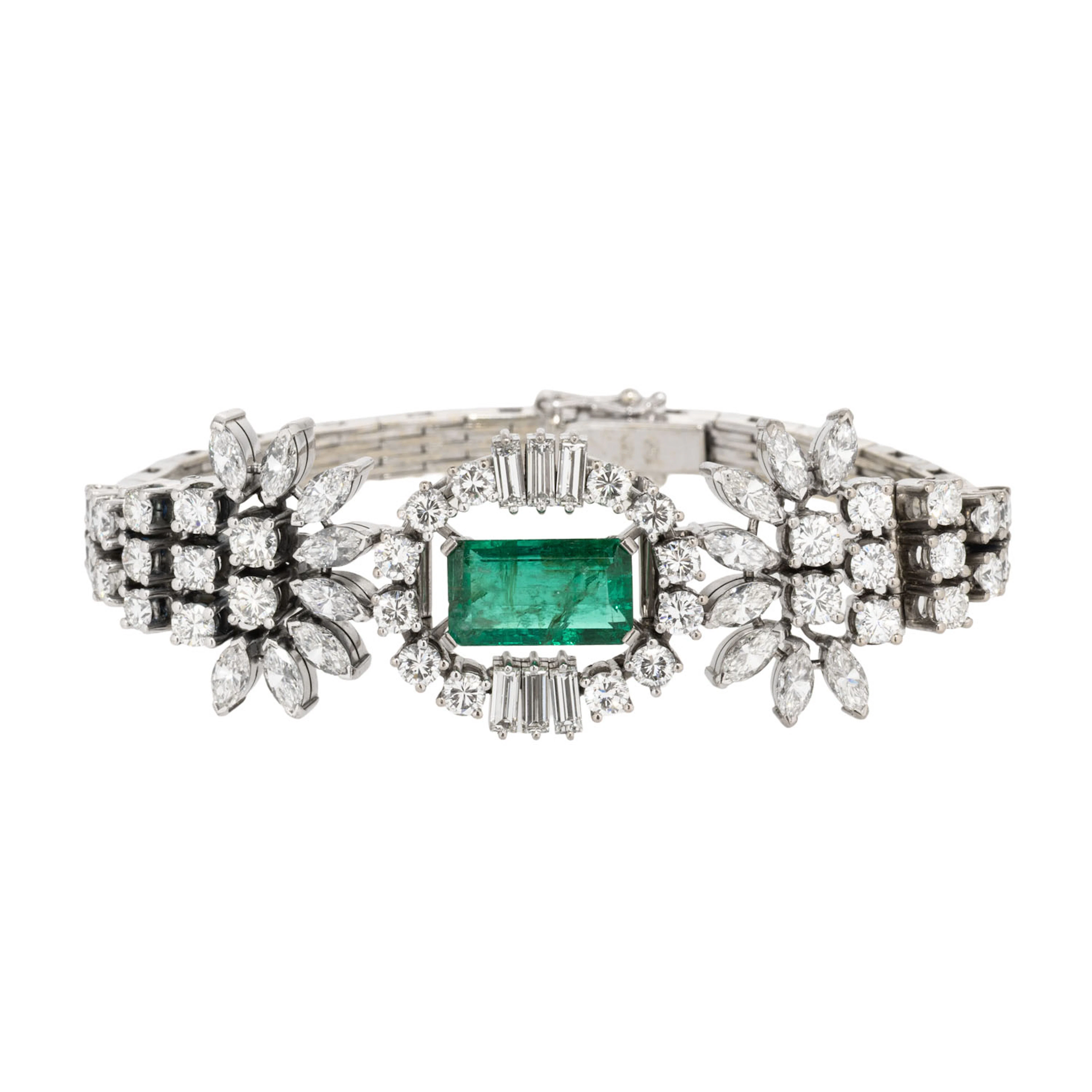 THEODOR HERBSTRITH Armband mit Smaragd